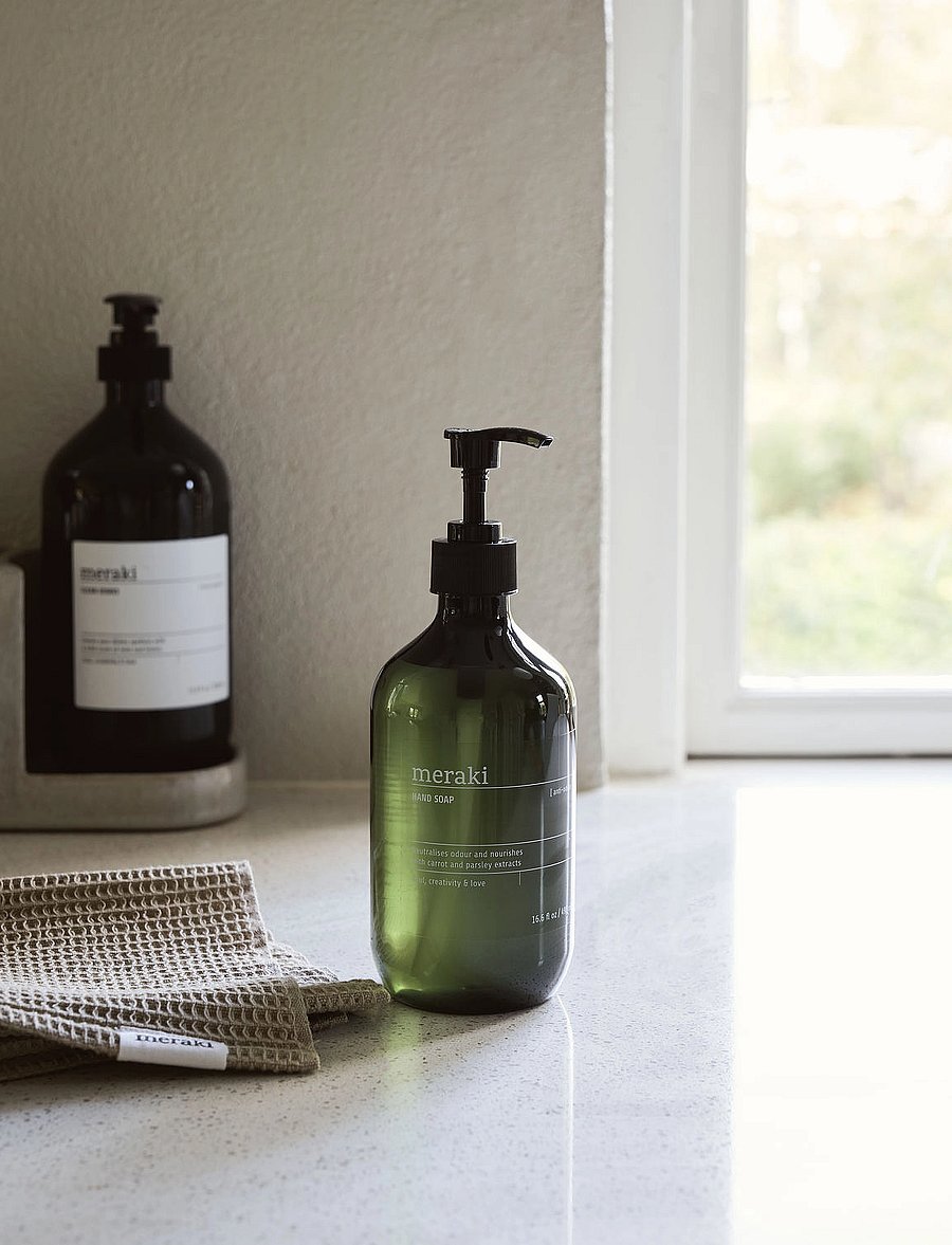 meraki - Hand soap, Anti-Odour, 490 ml - vedelseebid - green - 3