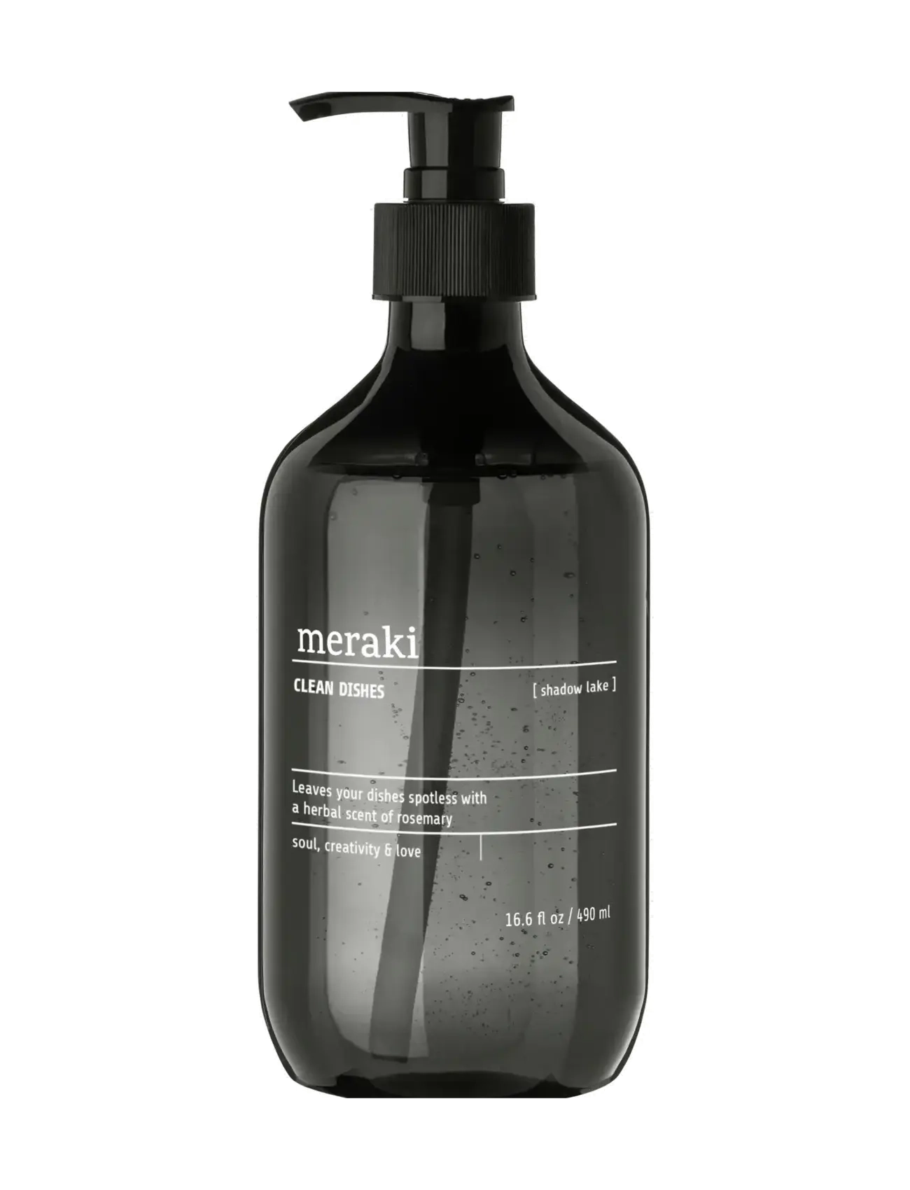 meraki Dish wash, Shadow lake, 490 ml - Made With Care - GREY / grey