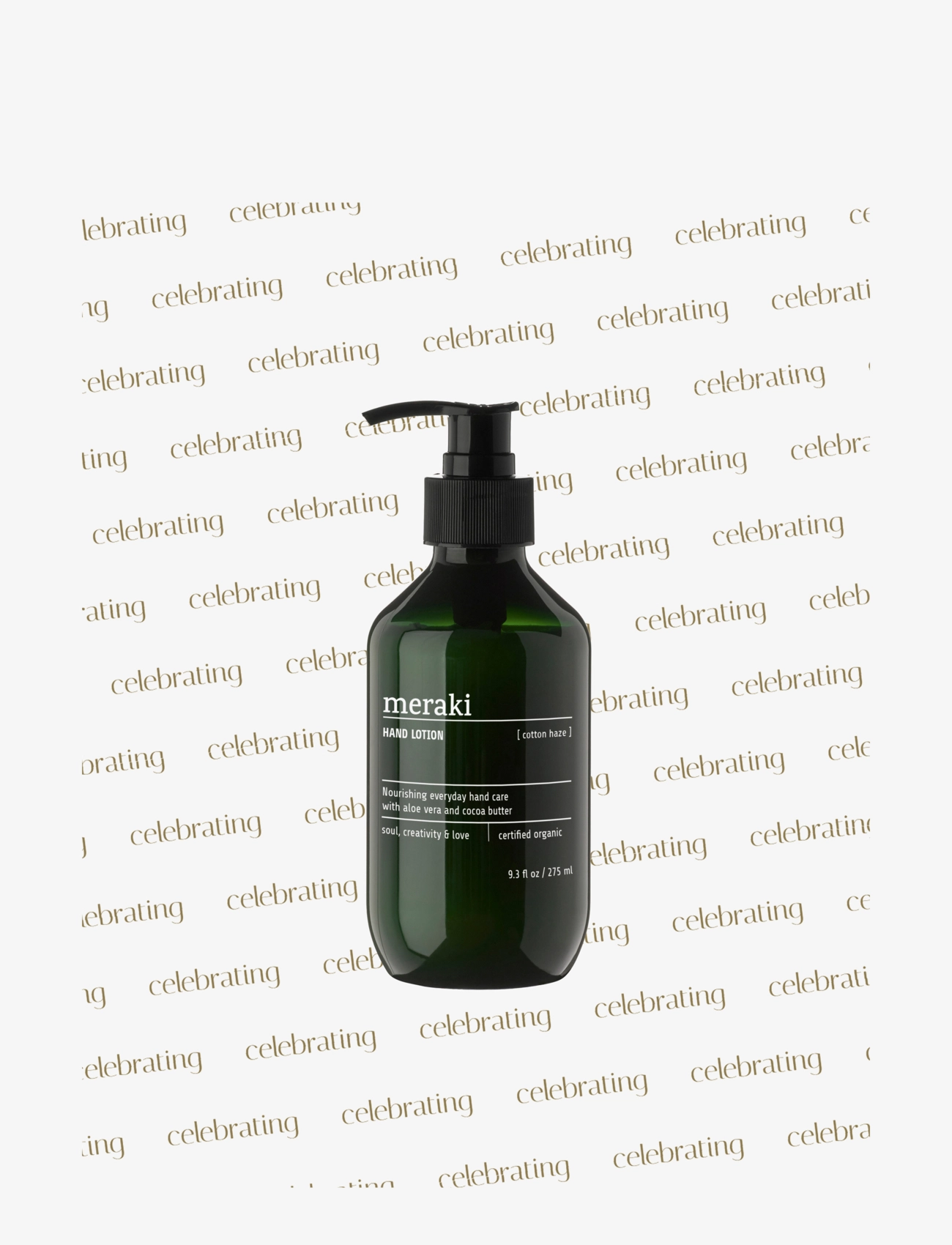 meraki - Hand lotion, Cotton Haze, 275 ml - handkräm - green - 1