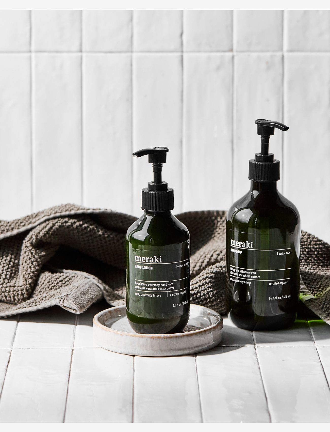 meraki - Hand lotion, Cotton Haze - handkräm - green - 3