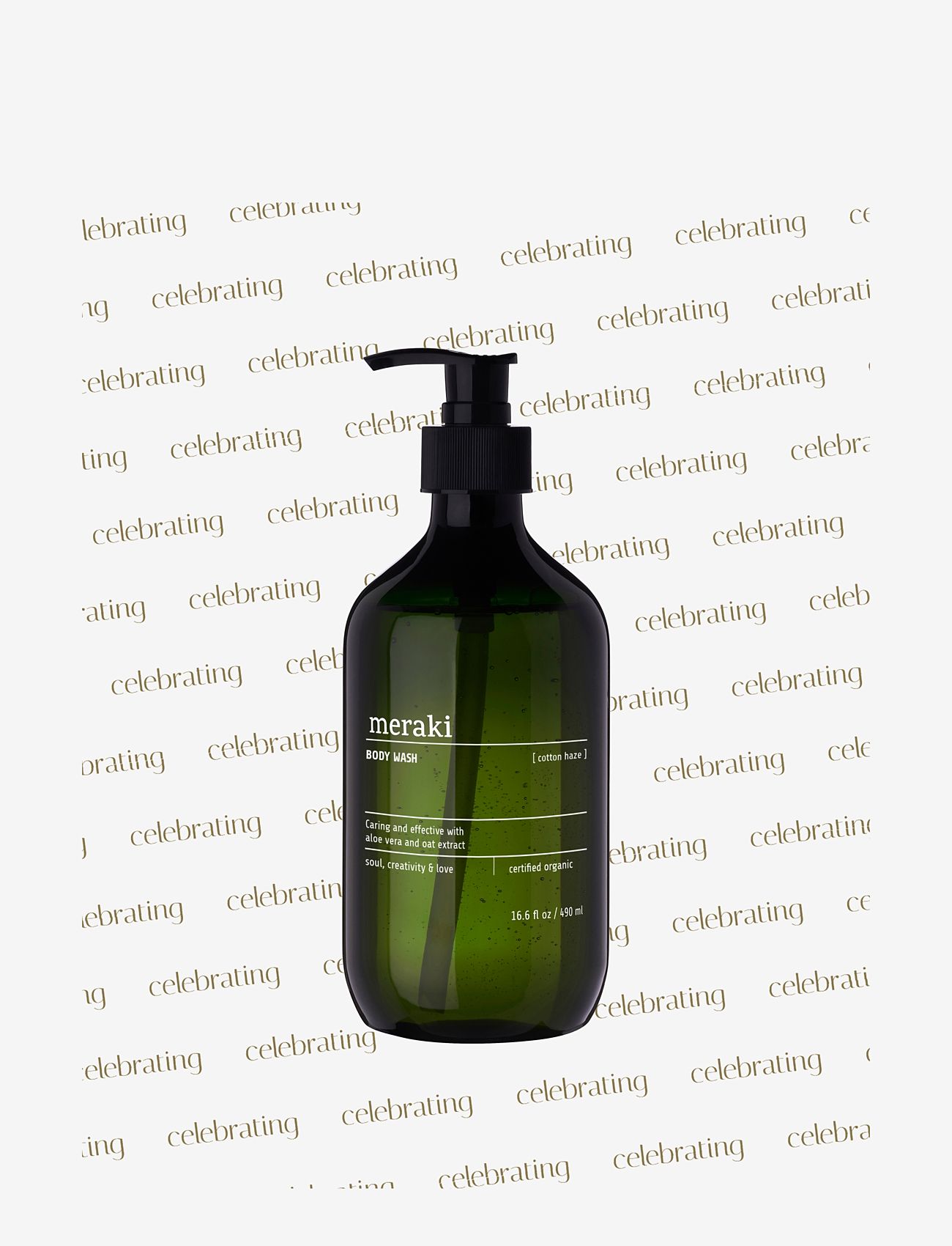 meraki - Body wash, Cotton Haze - handkräm - green - 1