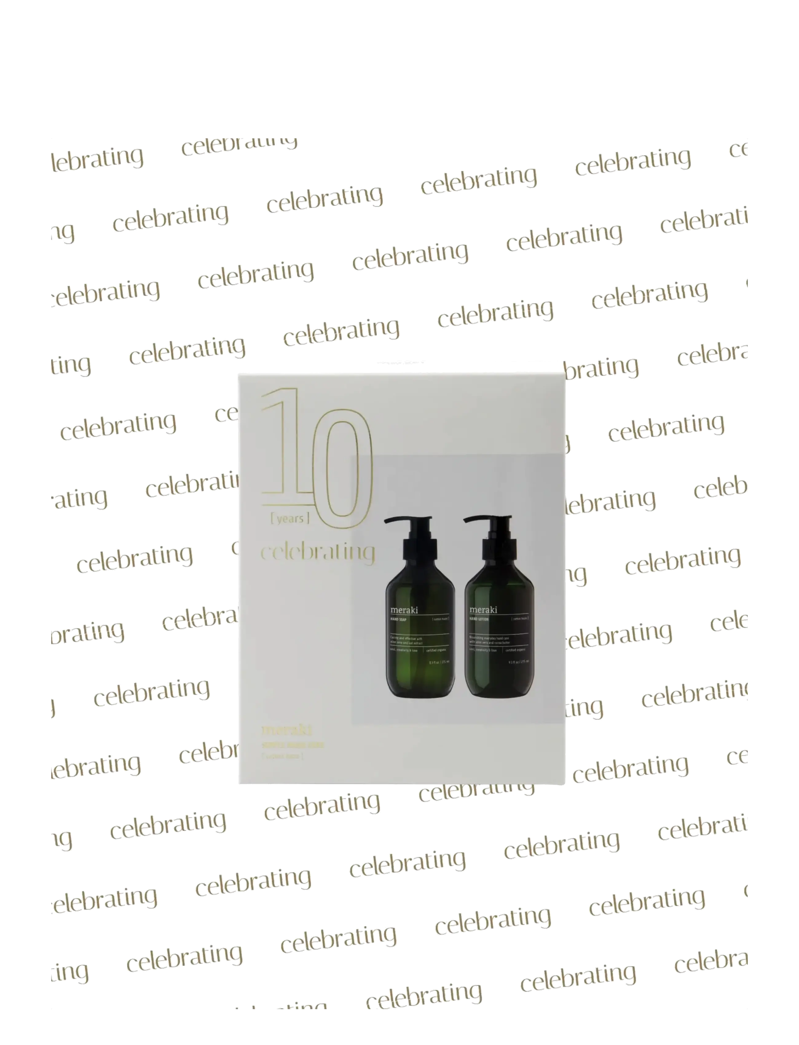 meraki - Gift box, Cotton Haze Hand Soap + H - gåvoset - green - 1