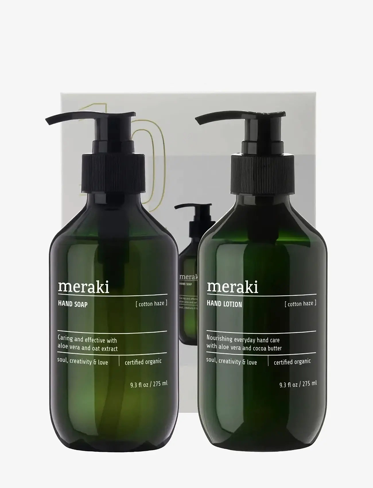 meraki - Gift box, Cotton Haze Hand Soap + H - handa honum - green - 3