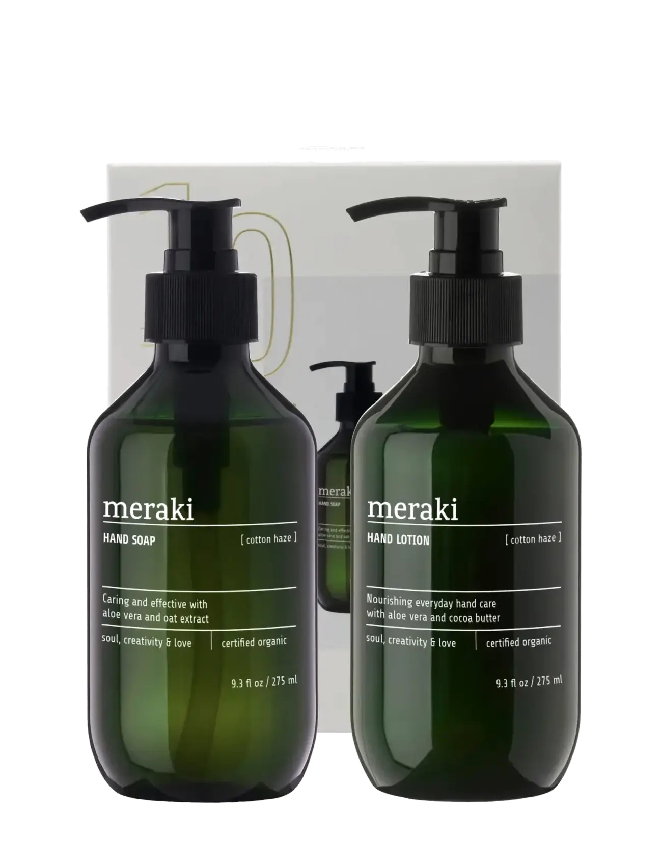 meraki - Gift box, Cotton Haze Hand Soap + H - gåvoset - green - 3