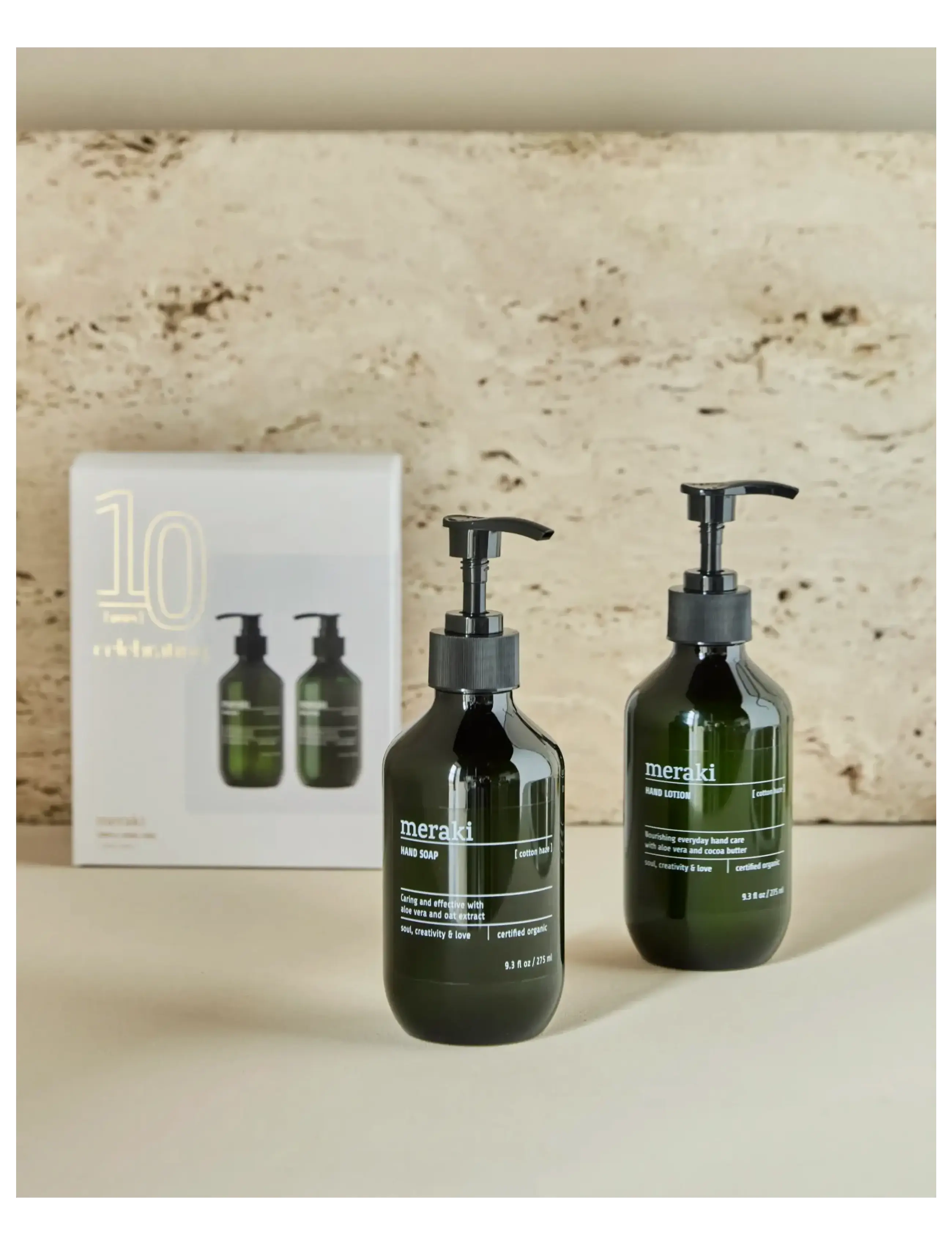 meraki - Gift box, Cotton Haze Hand Soap + H - gåvoset - green - 4