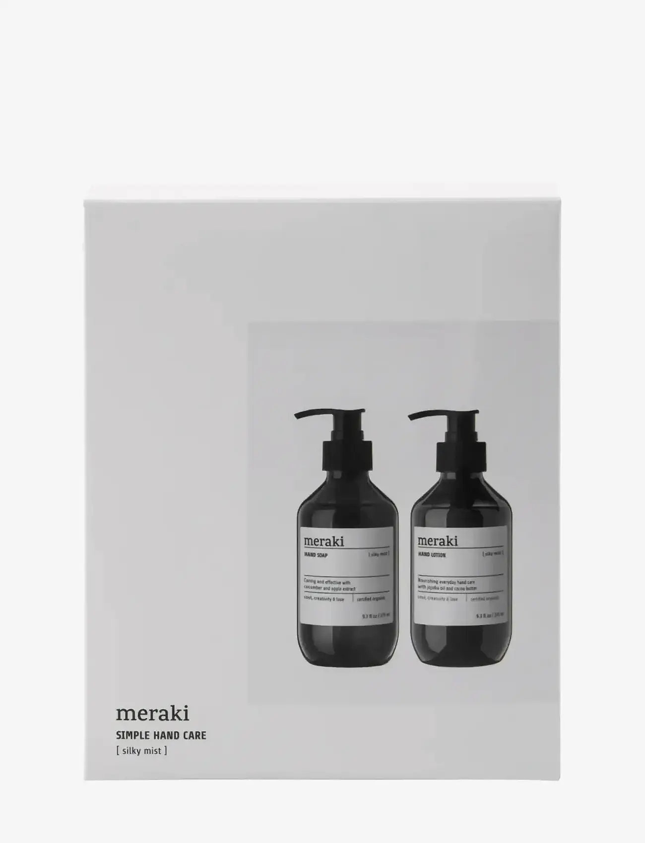 meraki - Gift box, silky mist hand soap + hand lotion, 275|275 ml|ml - til ham - grey - 0