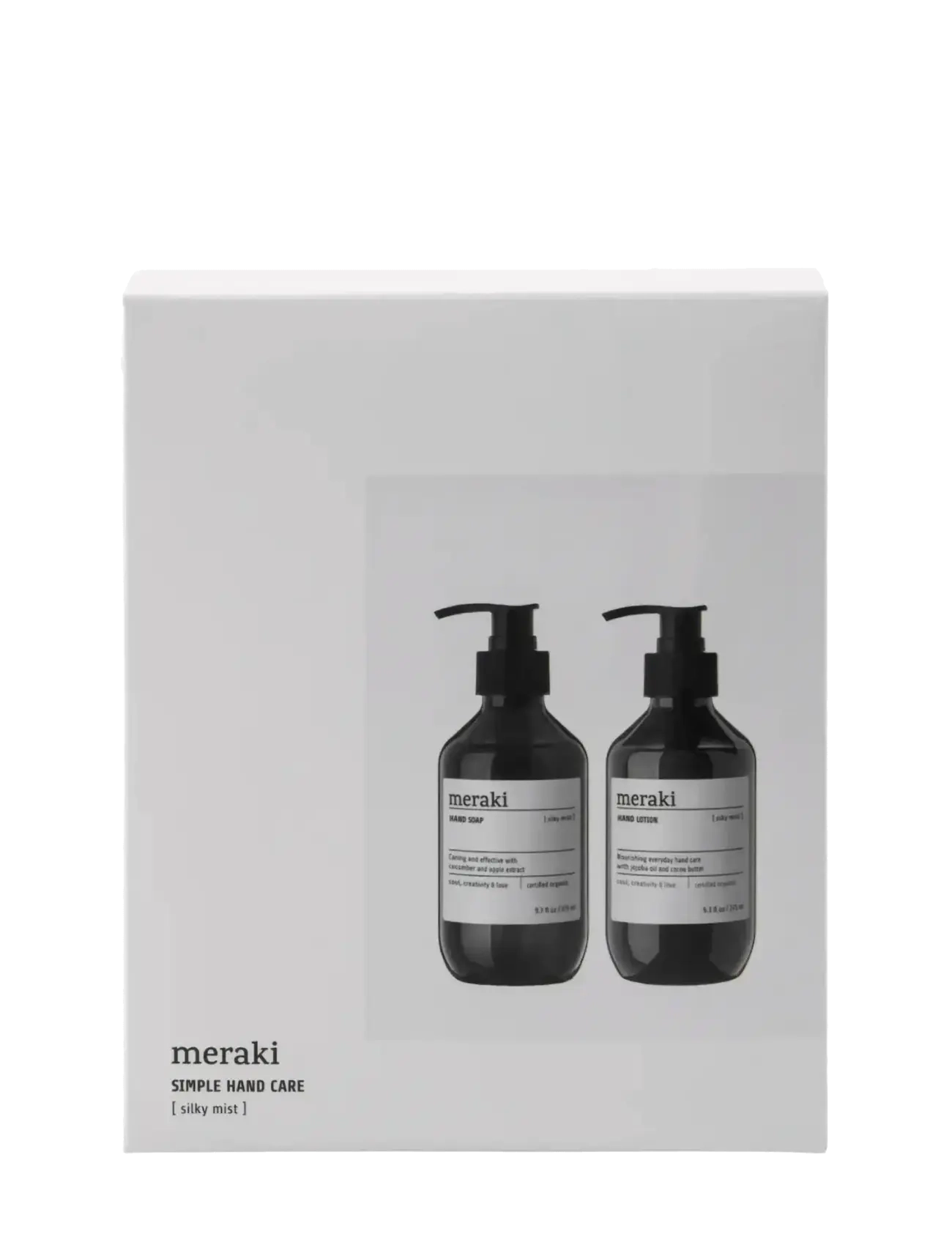 meraki Gift box, silky mist hand soap + hand lotion, 275|275 ml|ml - Gavesæt - GREY / grey