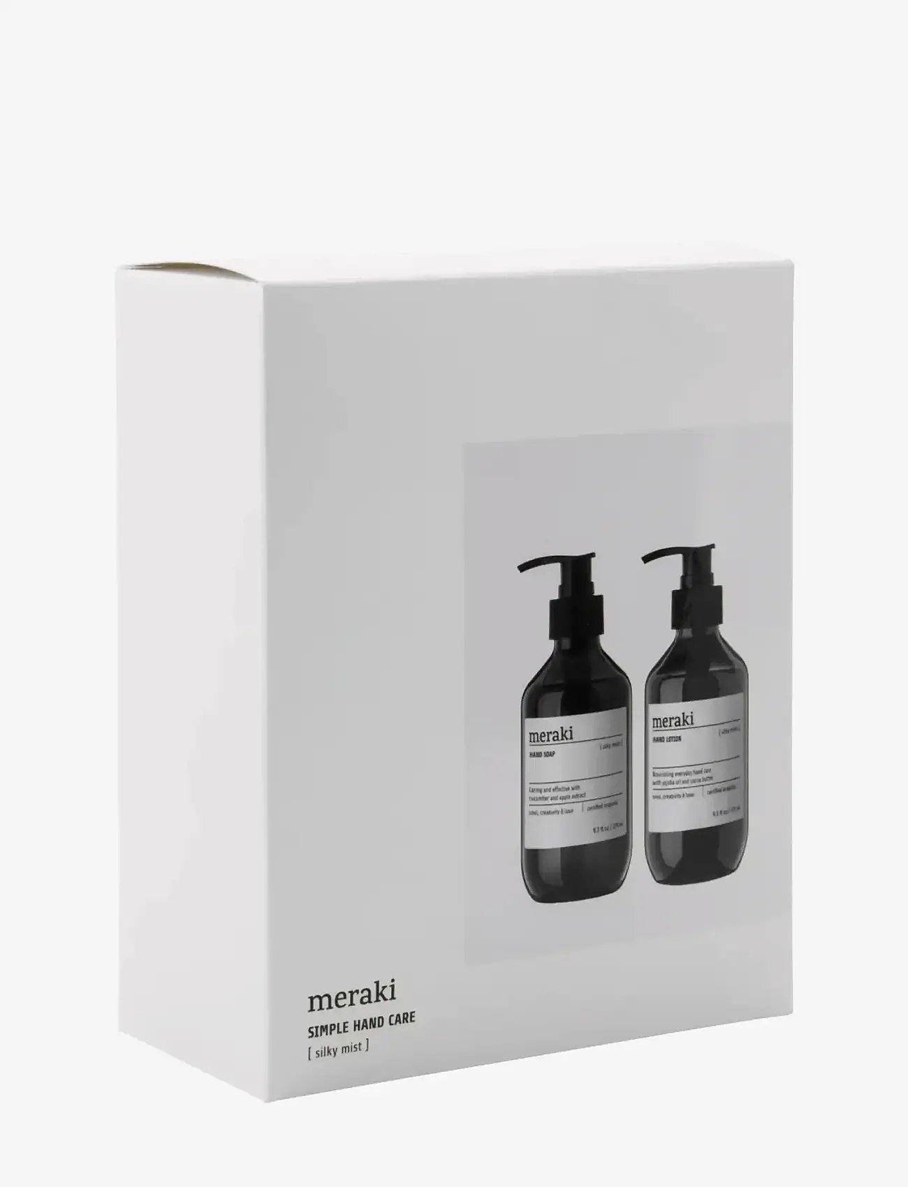 meraki - Gift box, silky mist hand soap + hand lotion, 275|275 ml|ml - til ham - grey - 1