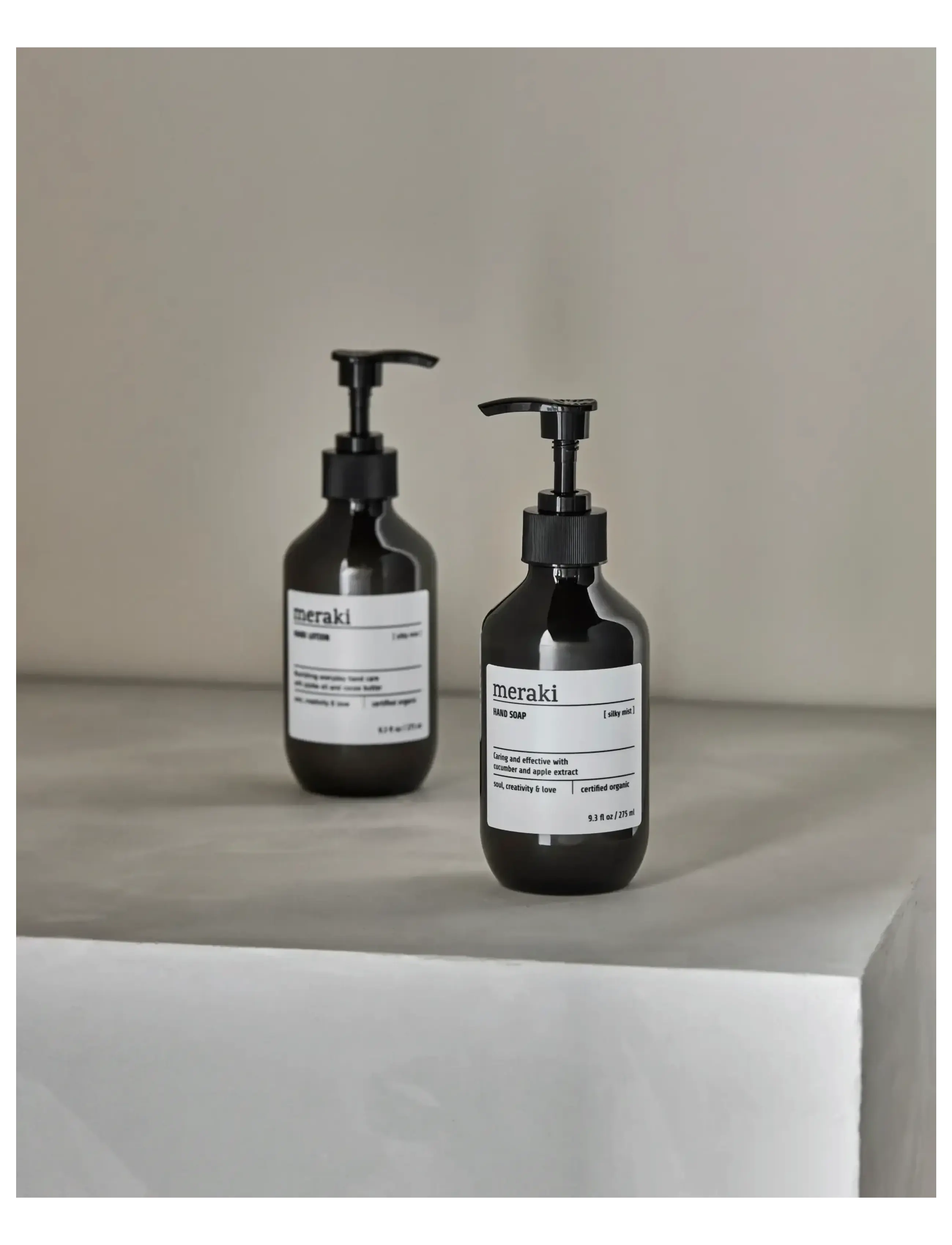 meraki - Gift box, Silky Mist Hand Soap + Ha - gåvoset - grey - 3