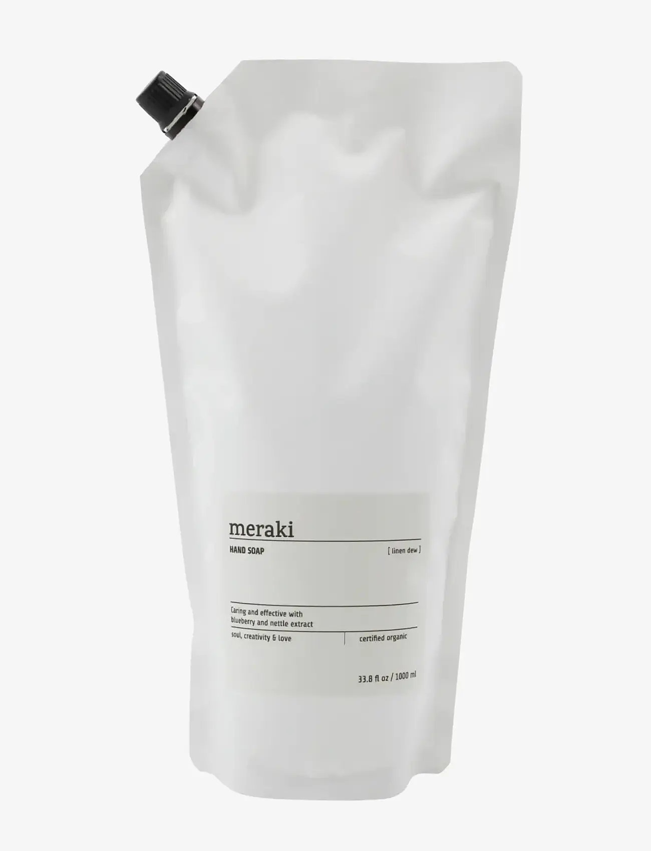meraki - Hand soap, Linen dew refill - tvål refill - clear - 1
