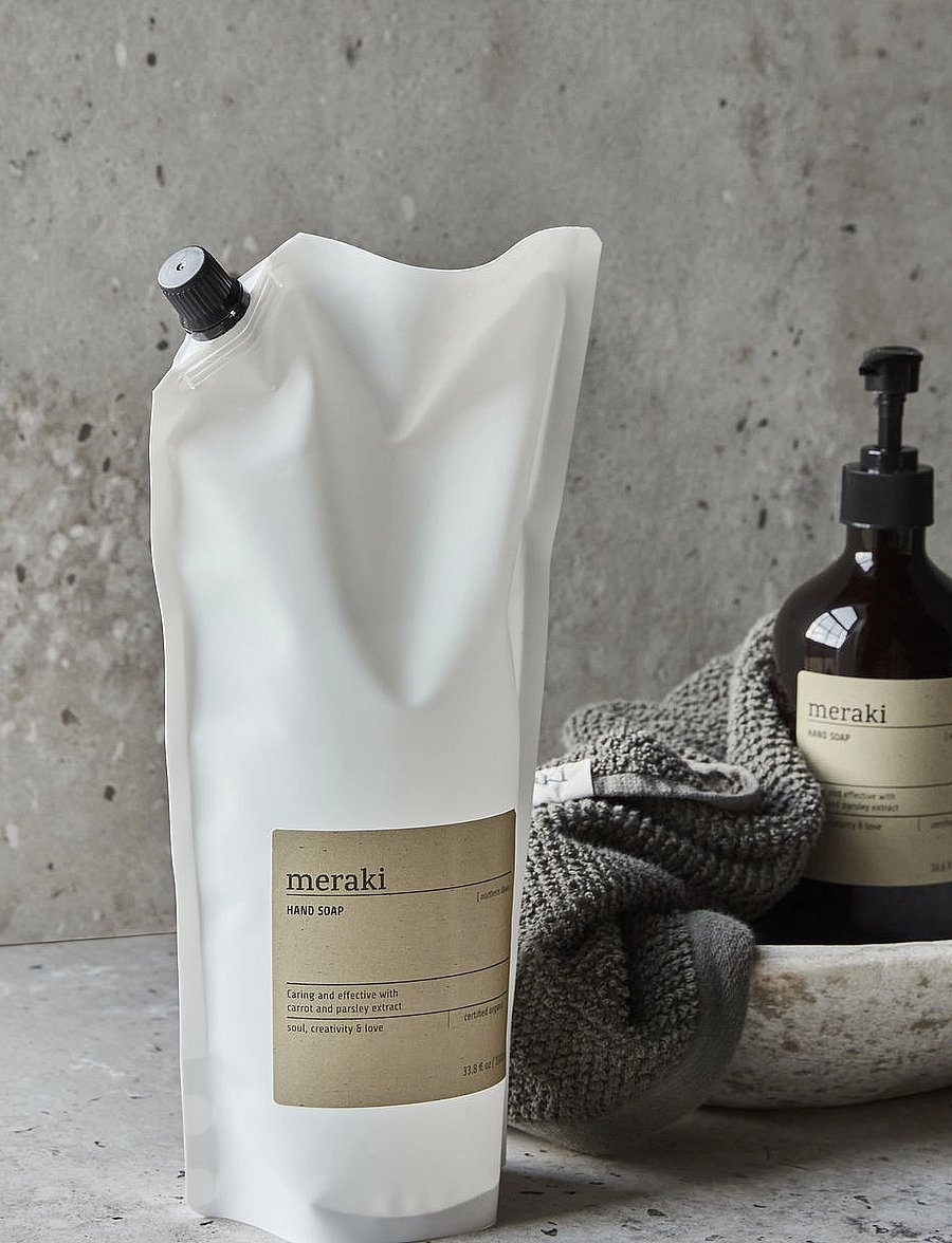 meraki - Hand soap, Northern Dawn Refill, 10 - käteseebi täitepakid - white - 0