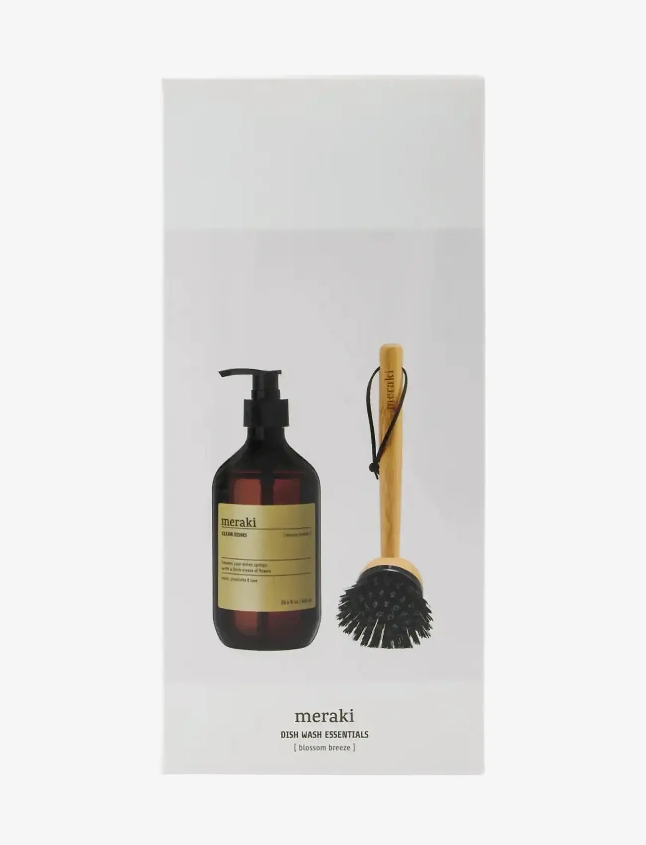 meraki - Presentask, Blossom breeze, Dish wash essentials, Vit - diskmedel - clear - 0