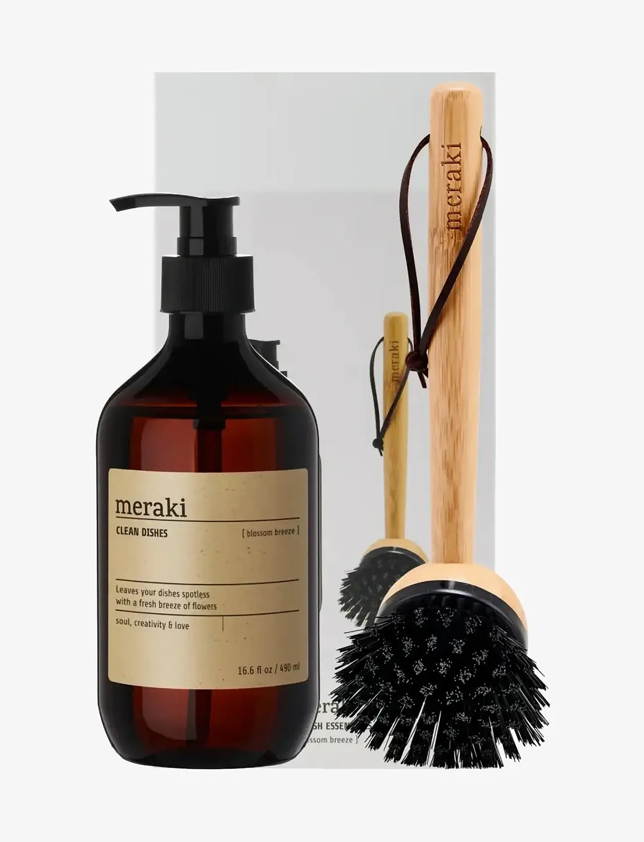 meraki - Presentask, Blossom breeze, Dish wash essentials, Vit - diskmedel - clear - 2