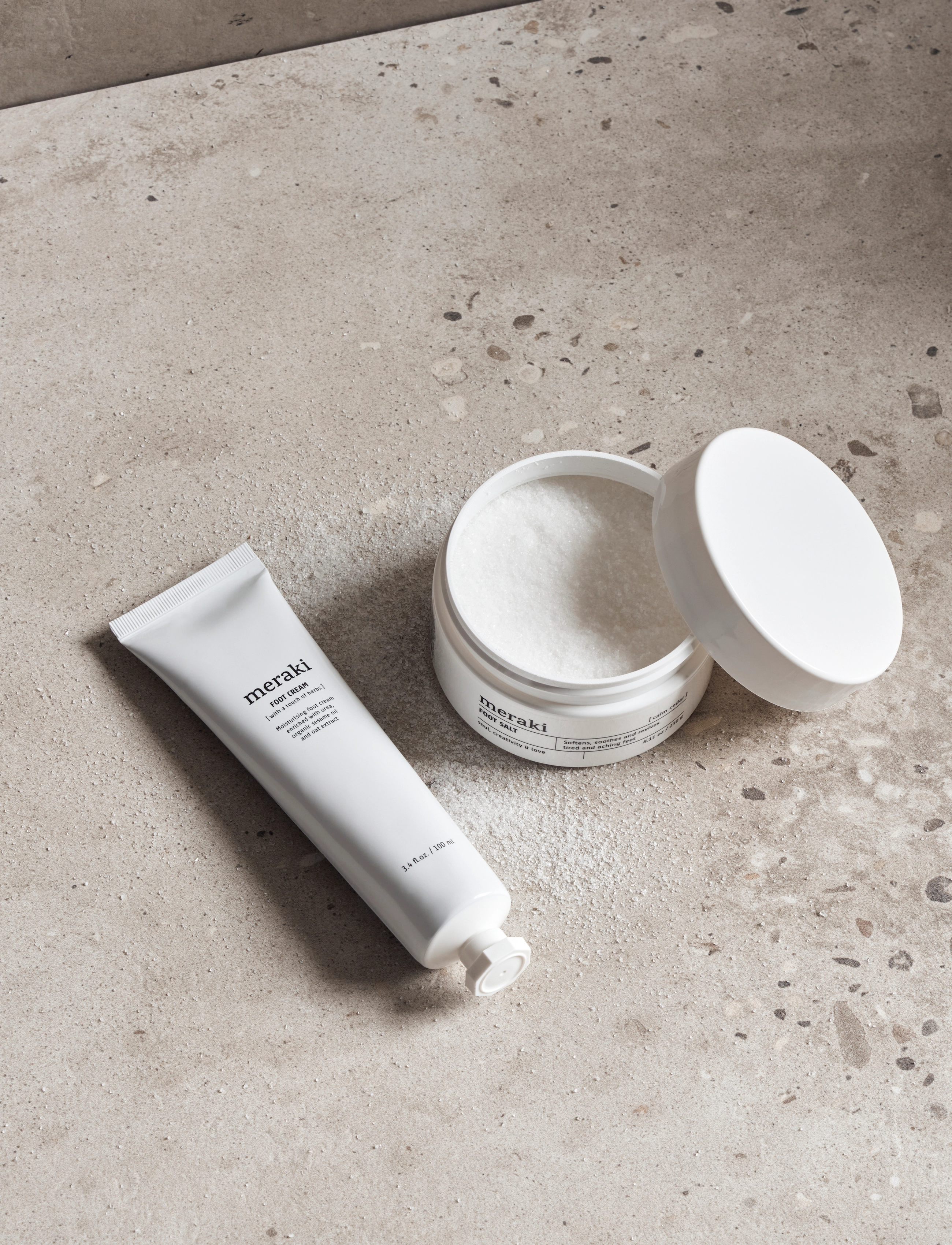 meraki - Presentask, Foot spa, Vit - clear - 3