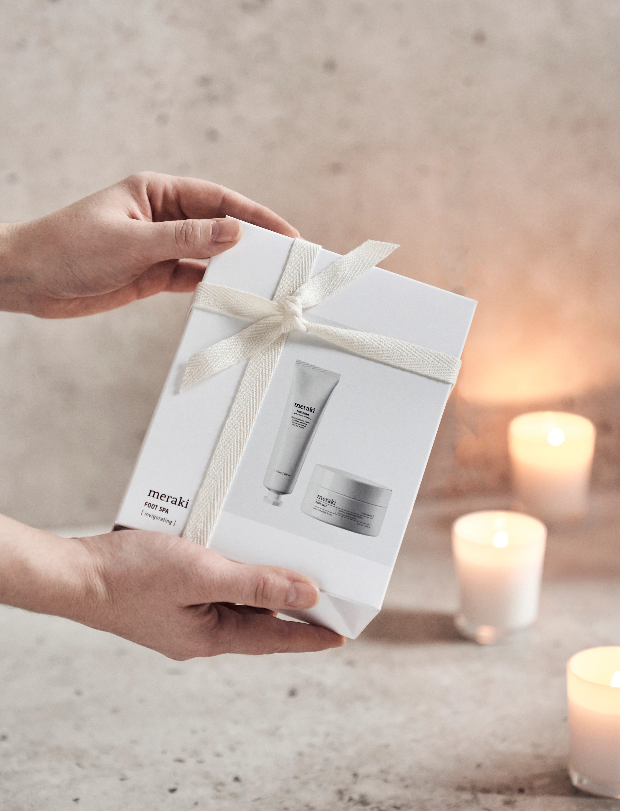meraki - Presentask, Foot spa, Vit - clear - 4