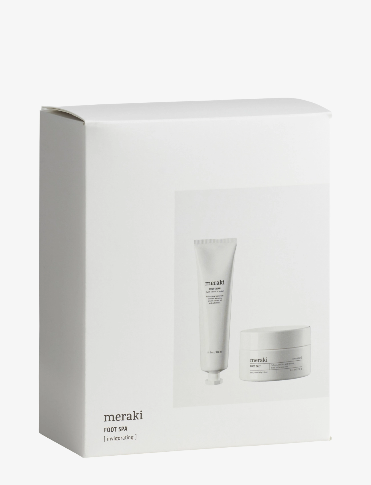 meraki - Presentask, Foot spa, Vit - clear - 2