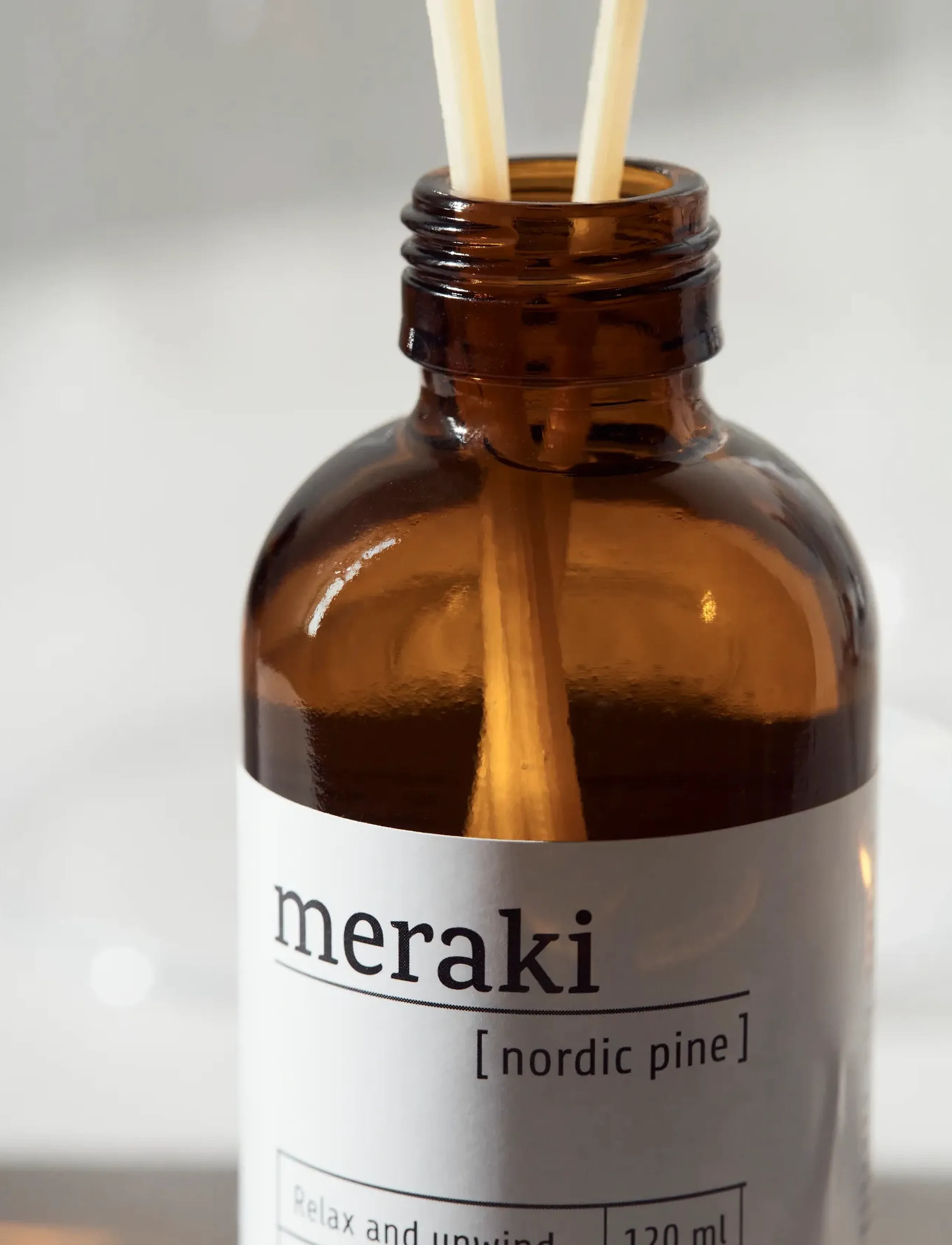 meraki - Diffuser w. 7 sticks, Nordic pine - no coluor - 3