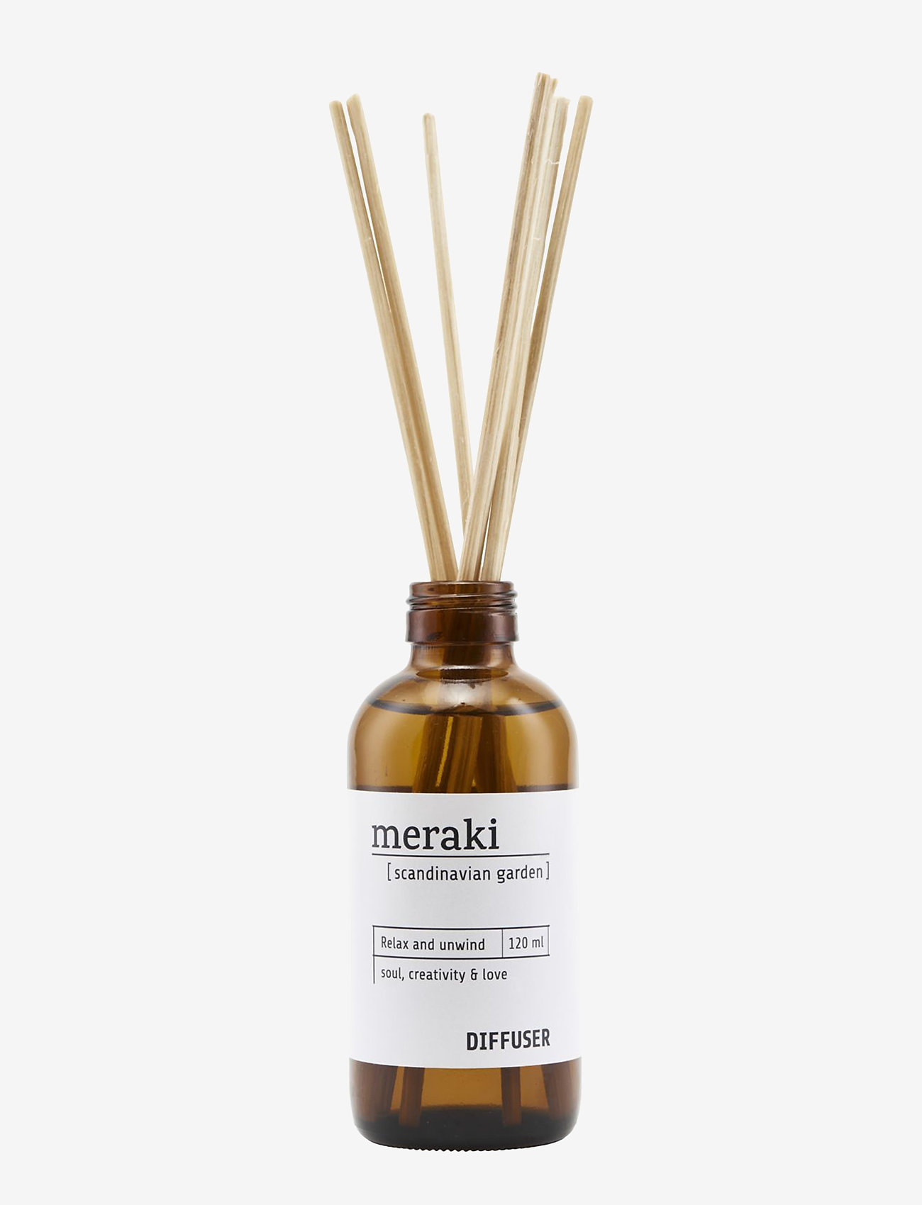 meraki - Diffuser w. 7 sticks, Scandinavian Garden - til hende - no coluor - 0