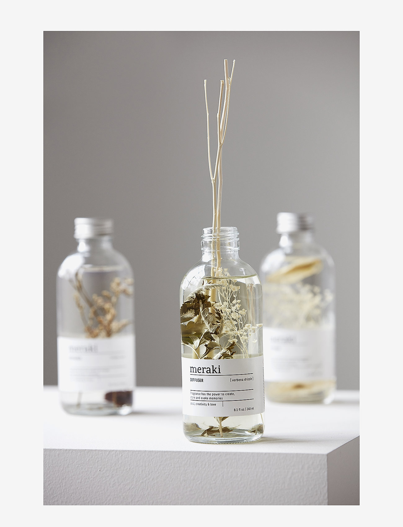 meraki - Diffuser Verbena drizzle - doftpinnar - clear - 1