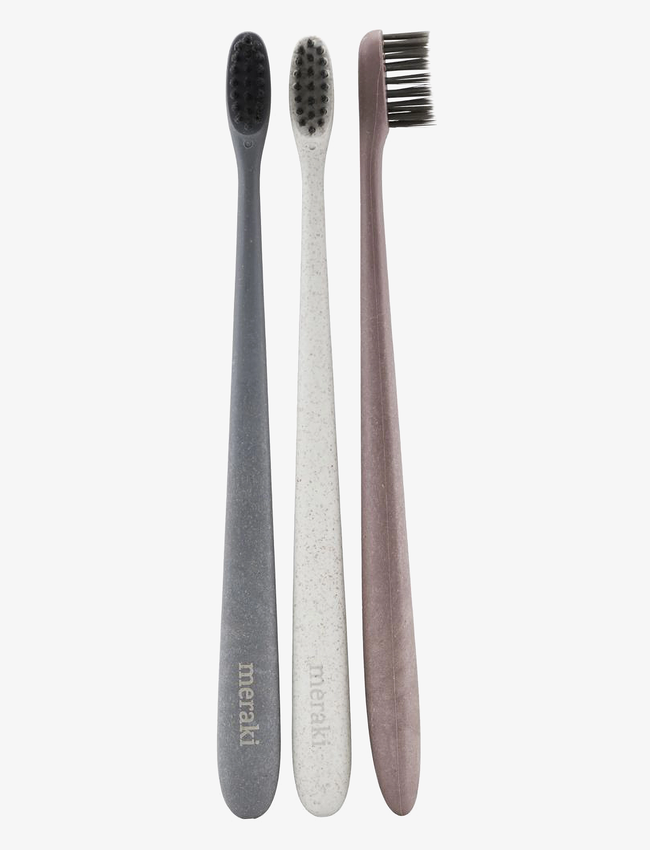 meraki Tandbørste, Grå/hvid/bordeaux - Tandbørster - GREY/WHITE/BURGUNDY / multi