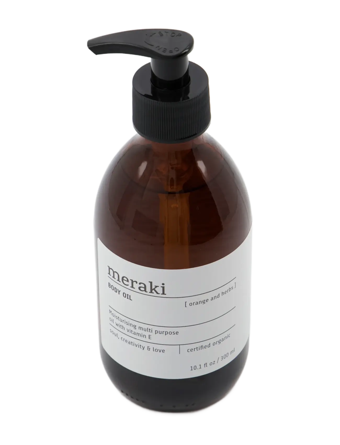 meraki - Body oil, Orange & Herbs, 300 ml - kroppsolja - no colour - 1