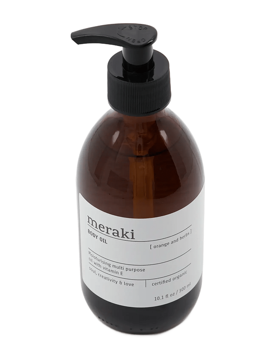 meraki - Body oil, Orange & Herbs, 300 ml - kroppsolja - no colour - 1