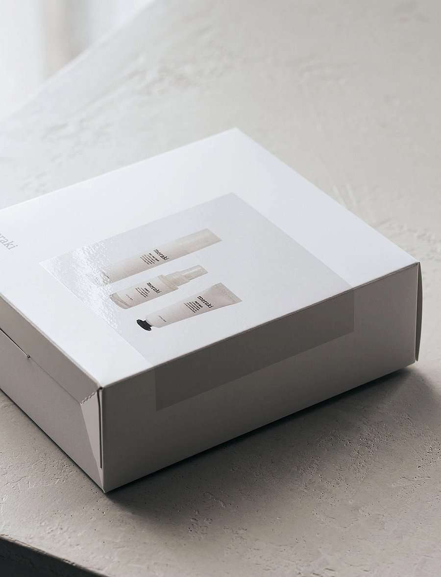 meraki - Gift box, The moisturising kit - Face care - gåvoset - white - 4