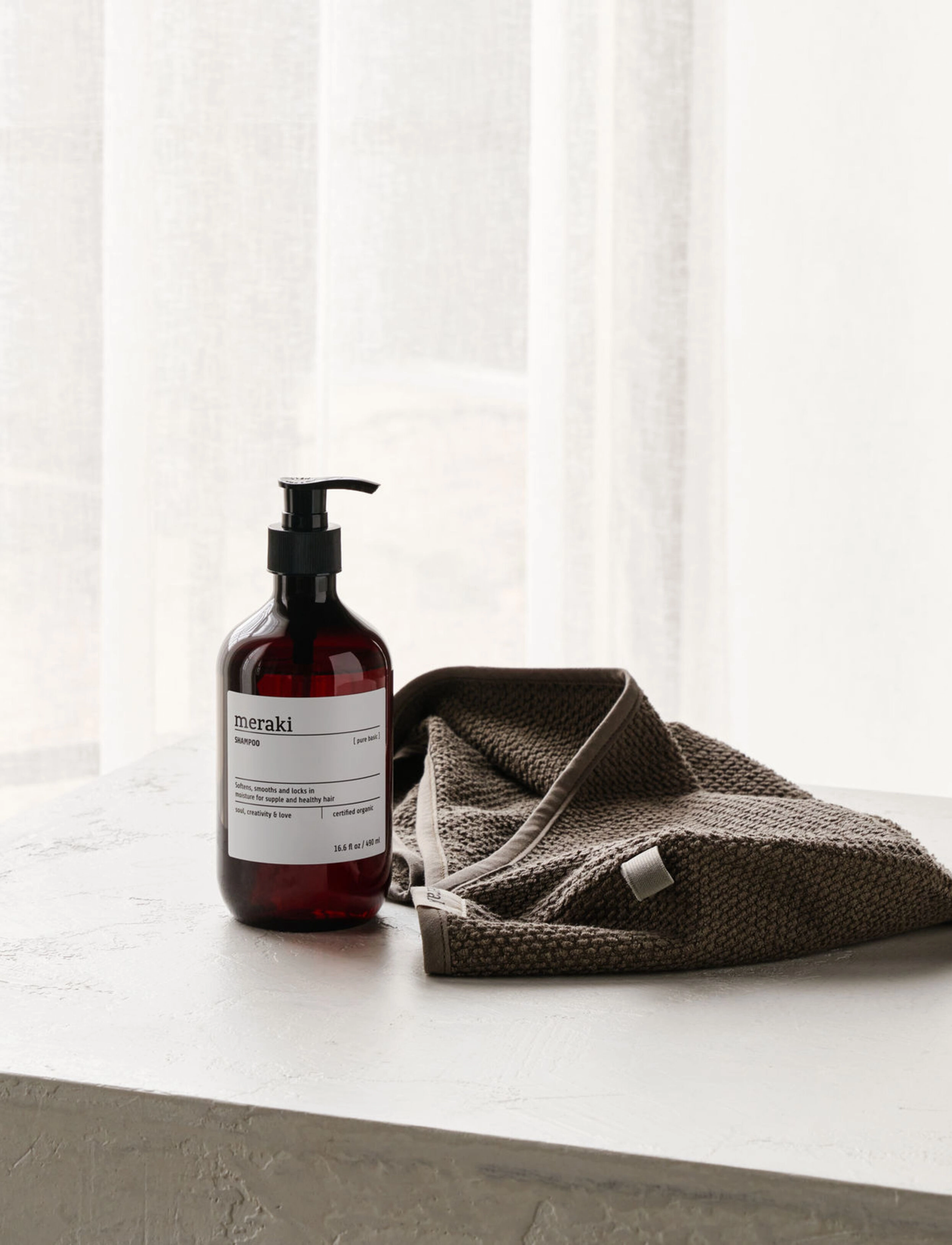 meraki Shampoo, Pure Basic, 490 ml, Nude, Pleje > Shampoo, Dame
