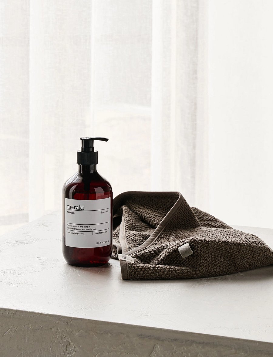 meraki - Shampoo, Pure Basic, 490 ml - sjampó - brown - 0