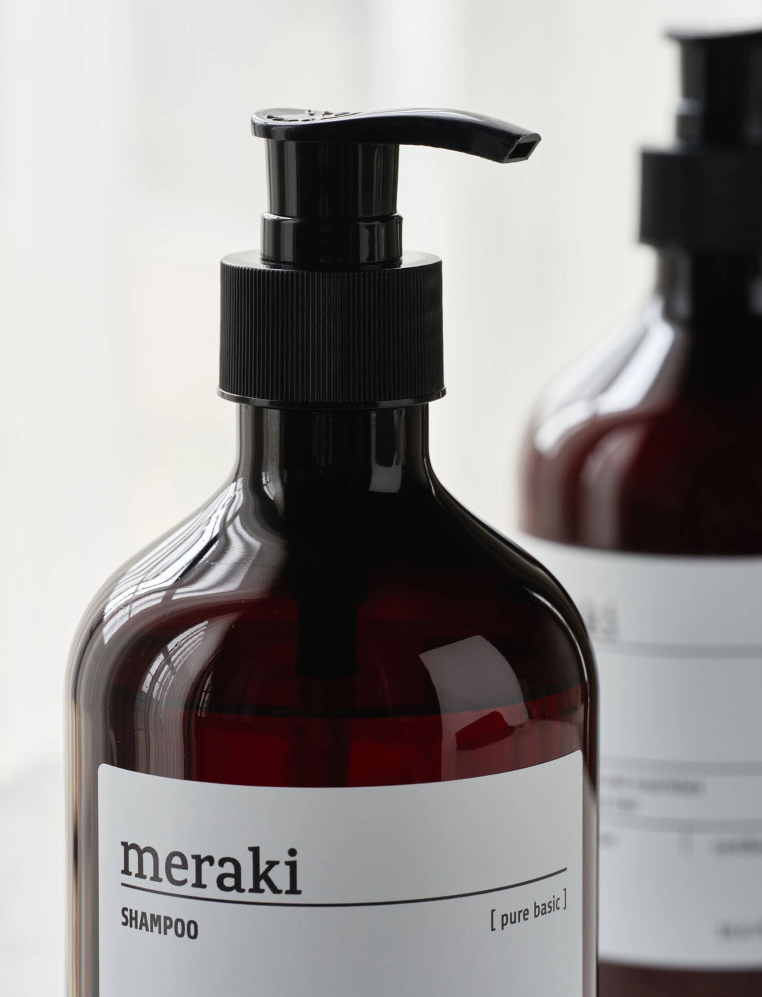meraki - Shampoo, Pure Basic, 490 ml - sjampó - brown - 2