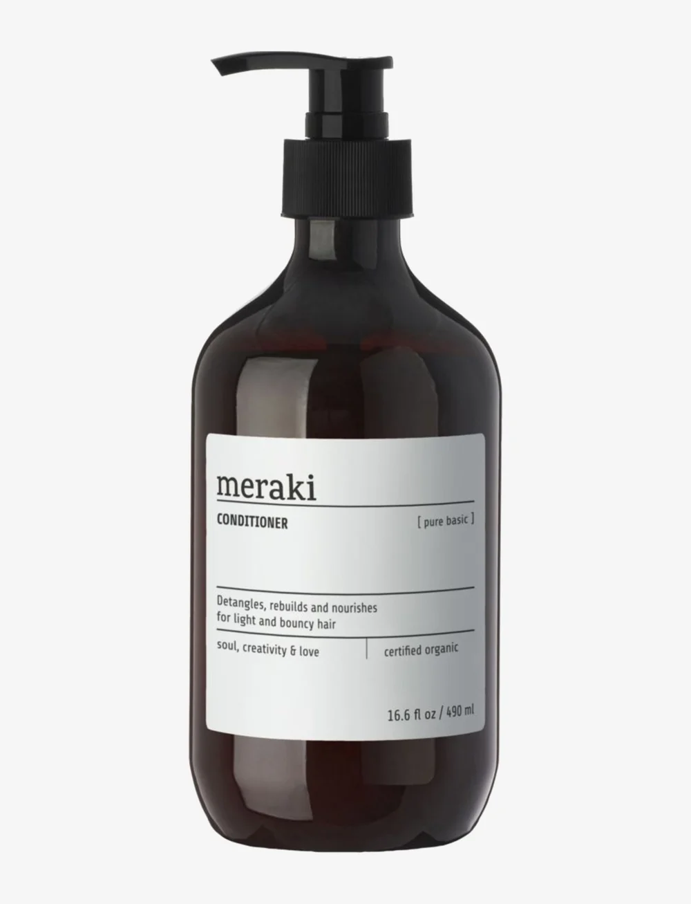 meraki - Conditioner, Pure basic - palsam - brown - 1