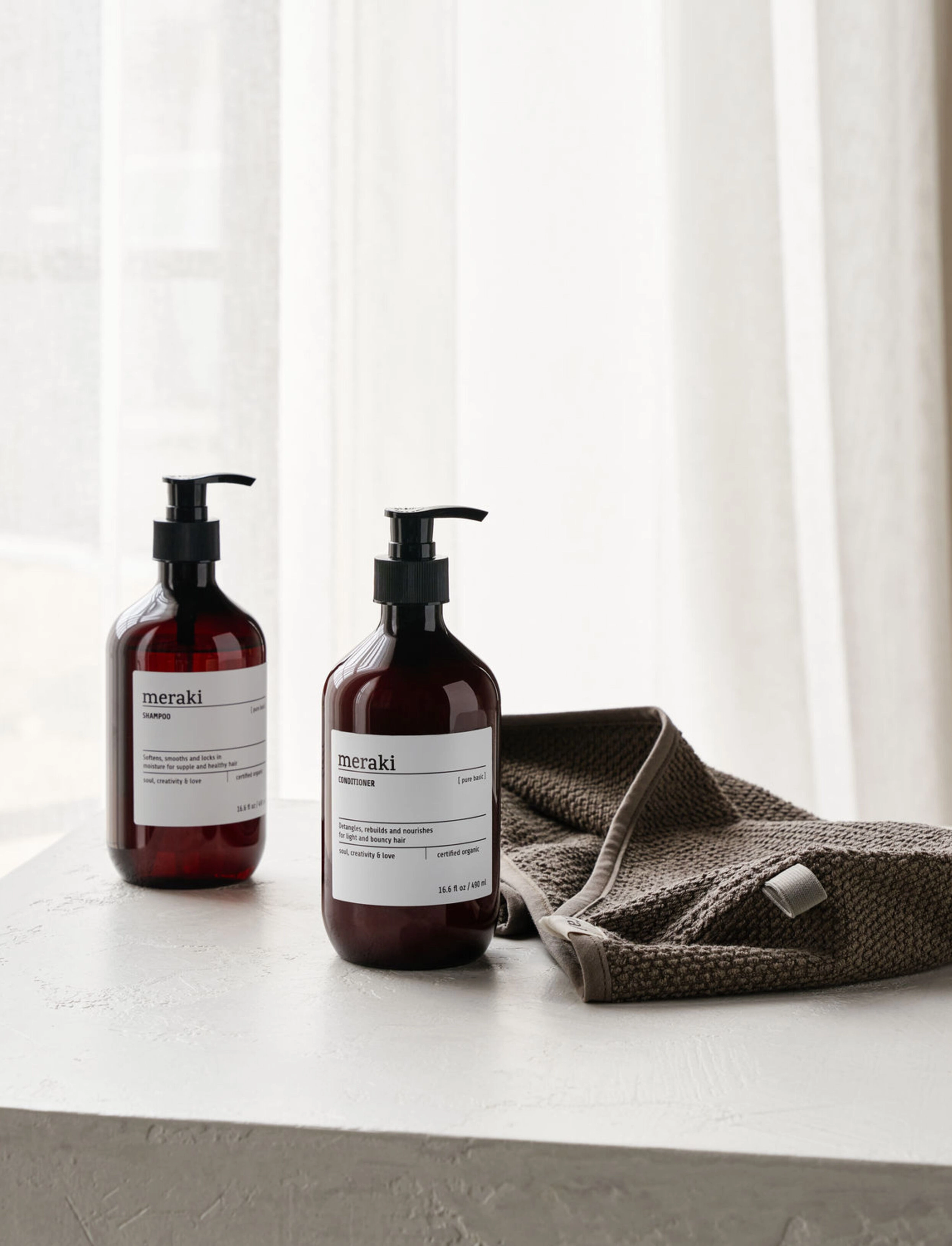 meraki Conditioner, Pure Basic, 490 ml, Nude, Pleje > Balsam, Dame
