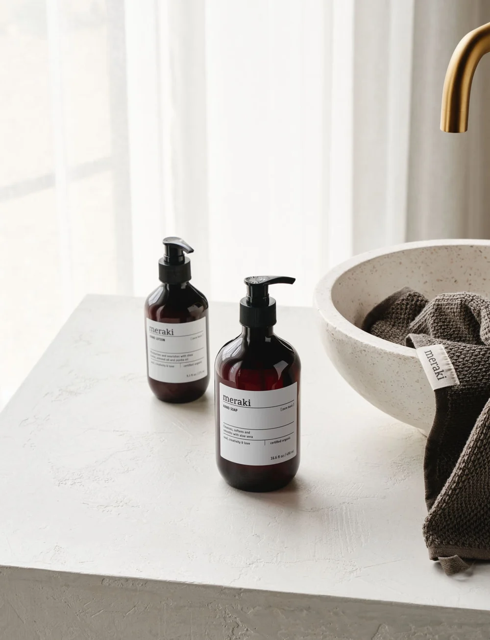 meraki - Hand soap, Pure basic - flytande tvål - brown - 0