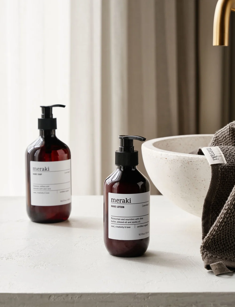 meraki - Hand lotion, Pure basic - handkräm - brown - 0