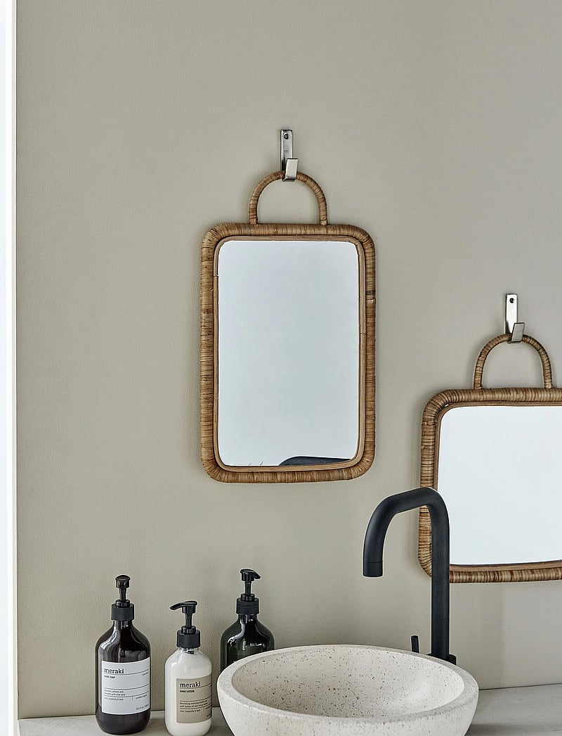 meraki - Mirror w. frame, MKBaki, Natural - norræn vörumerki - natur - 0