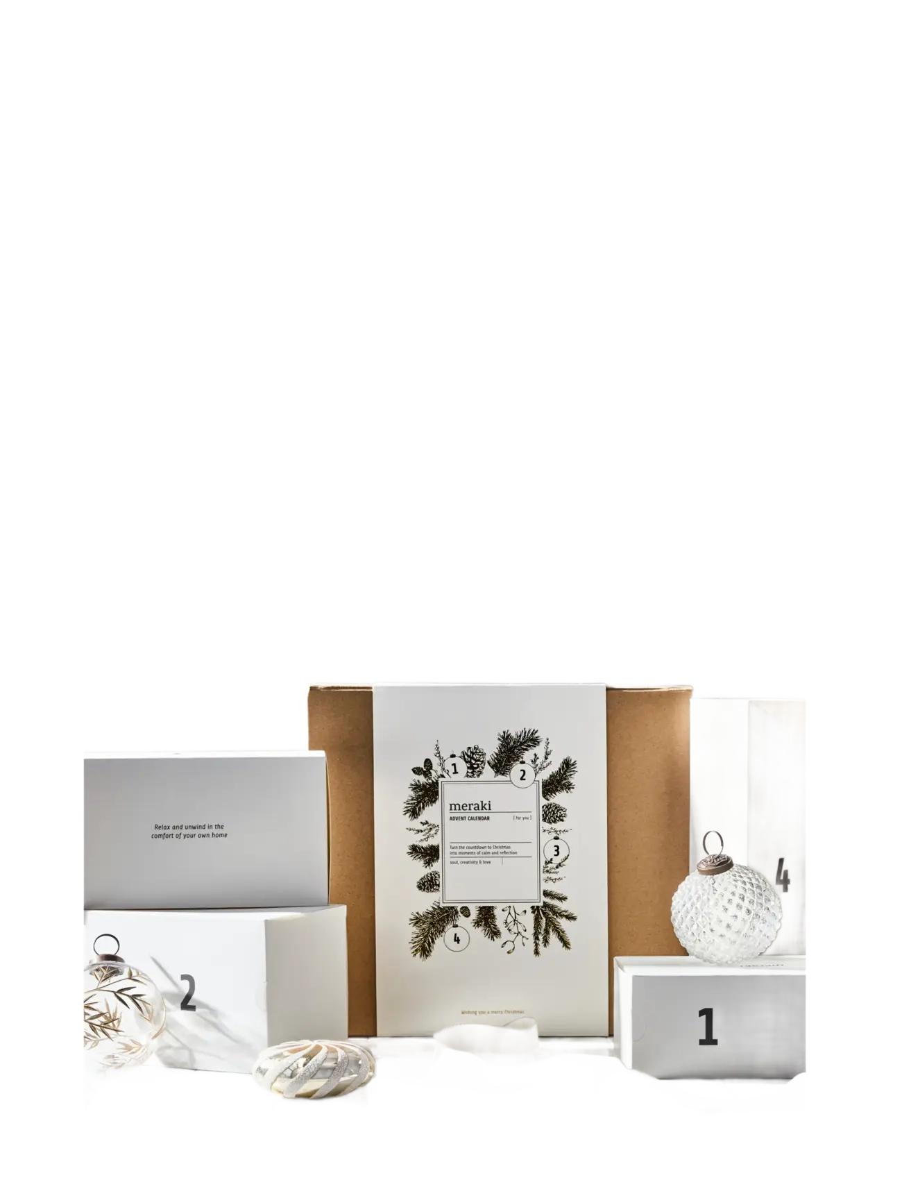 meraki - Gift box, Advent 2025 - til hende - white - 2