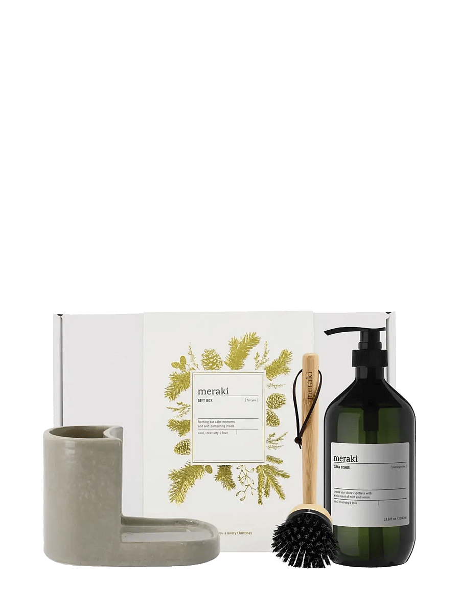 meraki - Gift boxCH, Grey Holder + Nature Br - white - 1