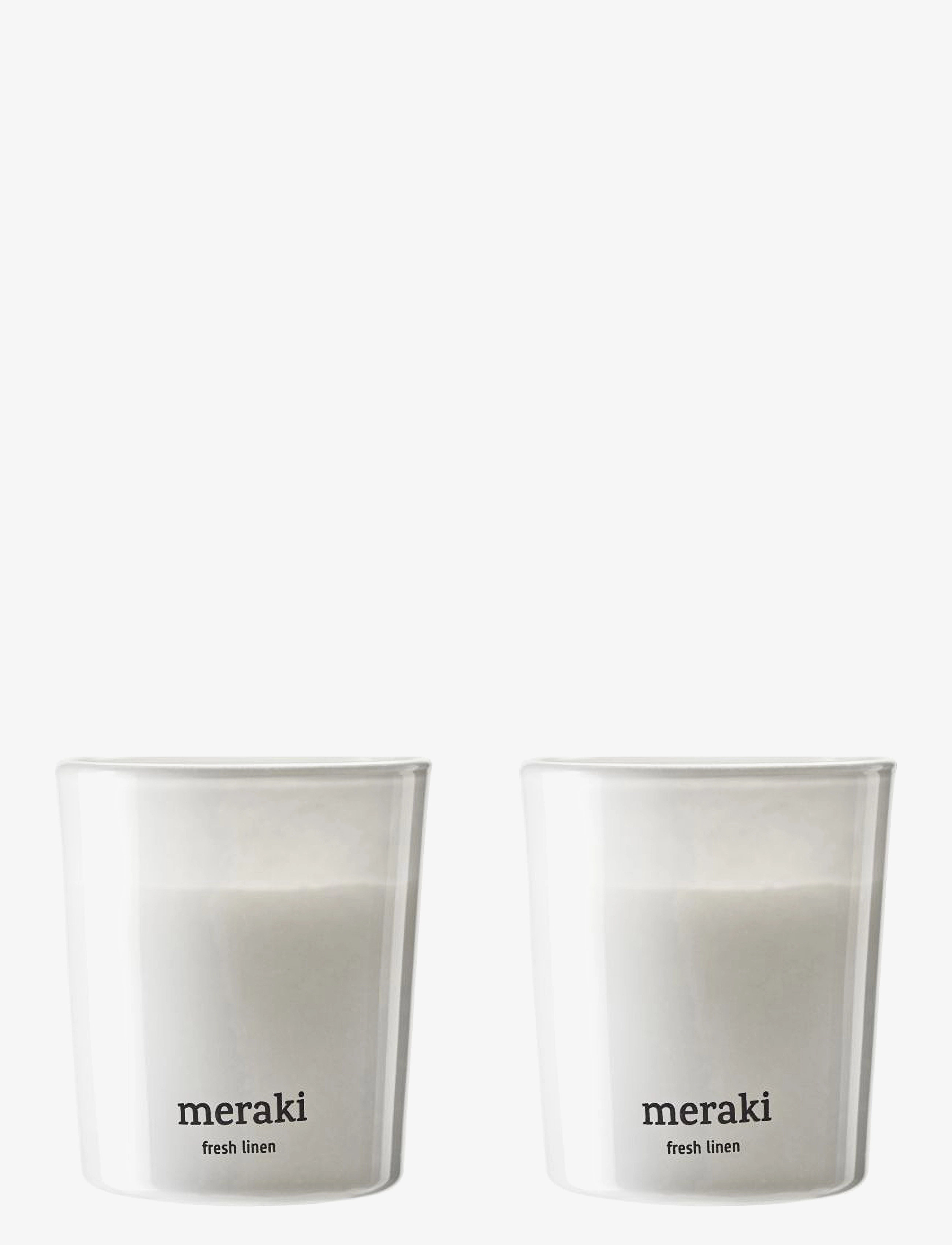 meraki Scented candle, Fresh Linen - Alla 20 € - WHITE / white
