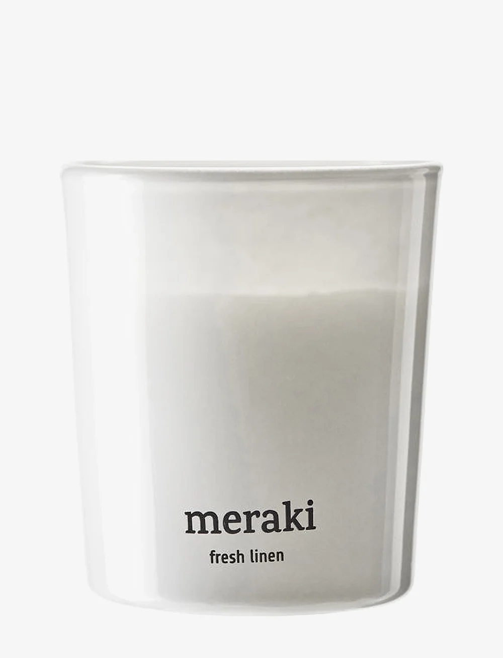 meraki - Scented candle, Fresh Linen - above 500kr - white - 4