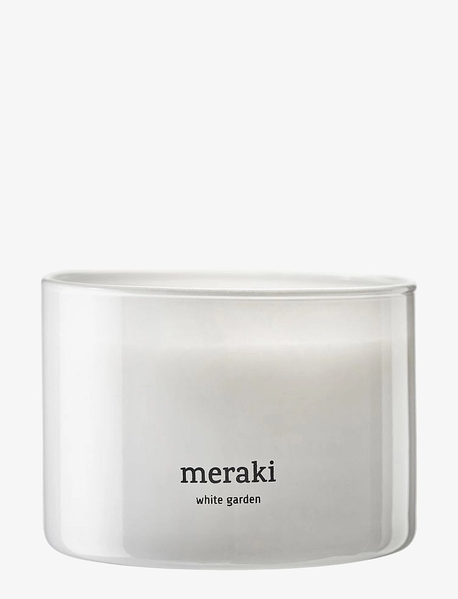 meraki - Scented candle, White Garden, 340 g - white - 1