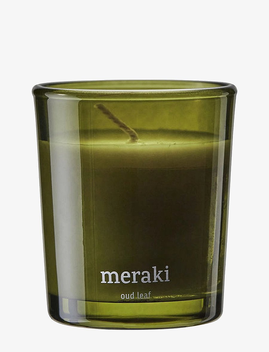 meraki - Scented candle, Oud Leaf, 60|60 g|g - above 500kr - green - 3