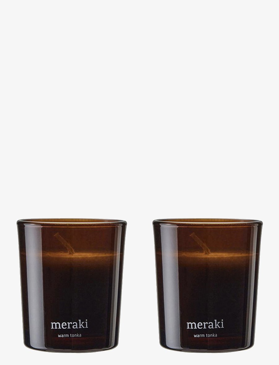 meraki - Scented candle, Warm Tonka, 60|60 g - brown - 1