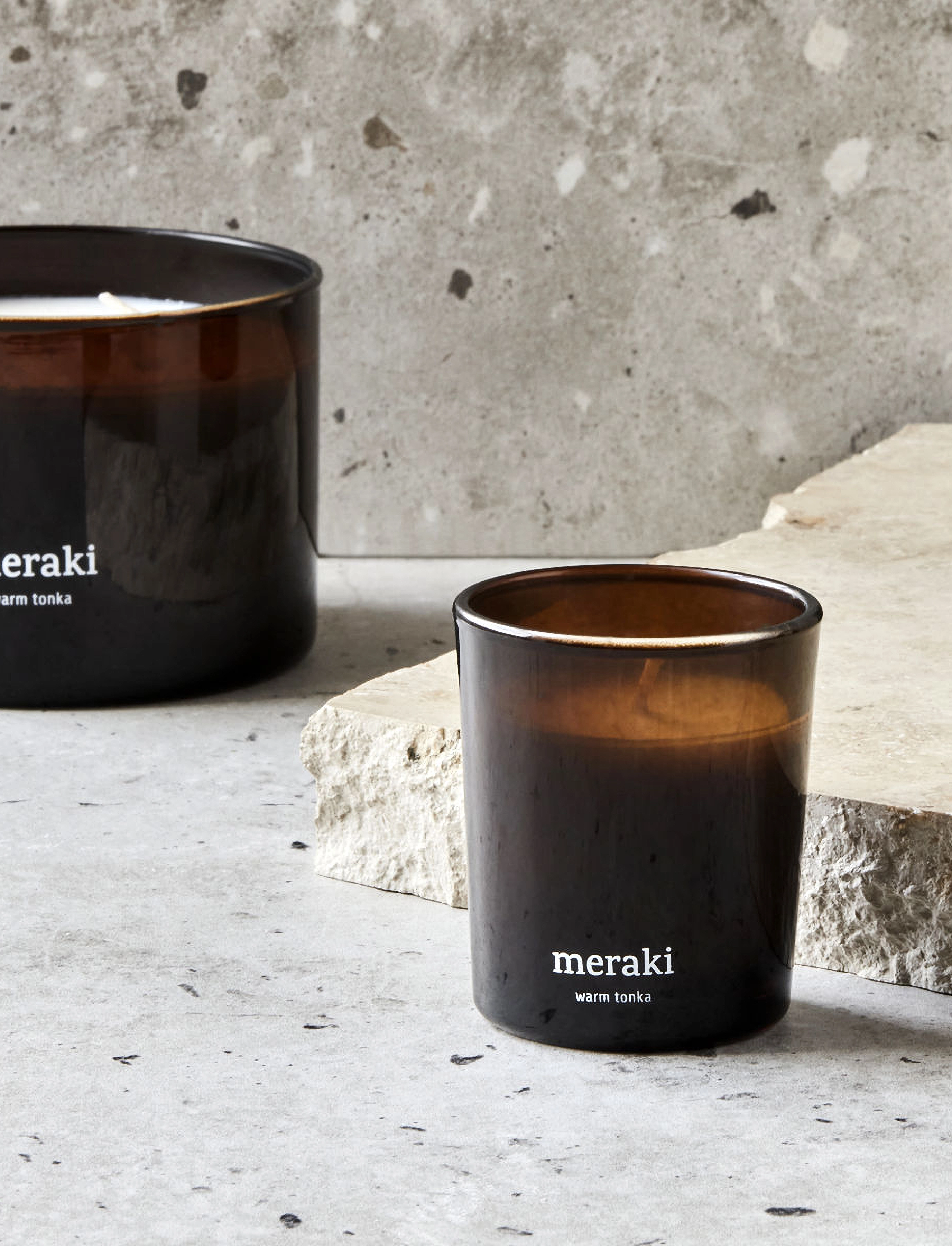 meraki Duftlys, Warm Tonka, One Size, Brown, Hjem > Duftlys, Dame