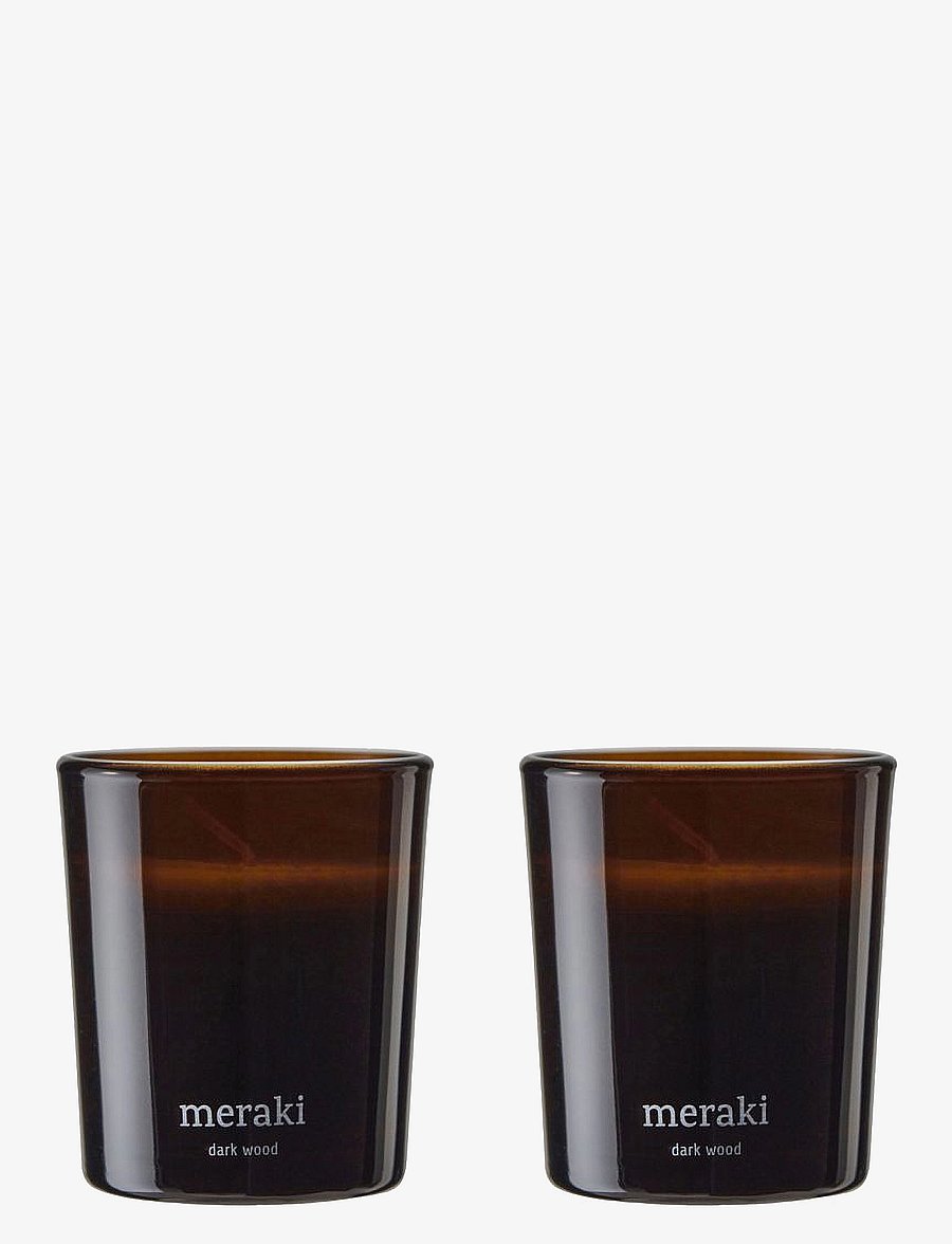meraki - Scented candle, Dark Wood, 60|60 g| - brown - 1