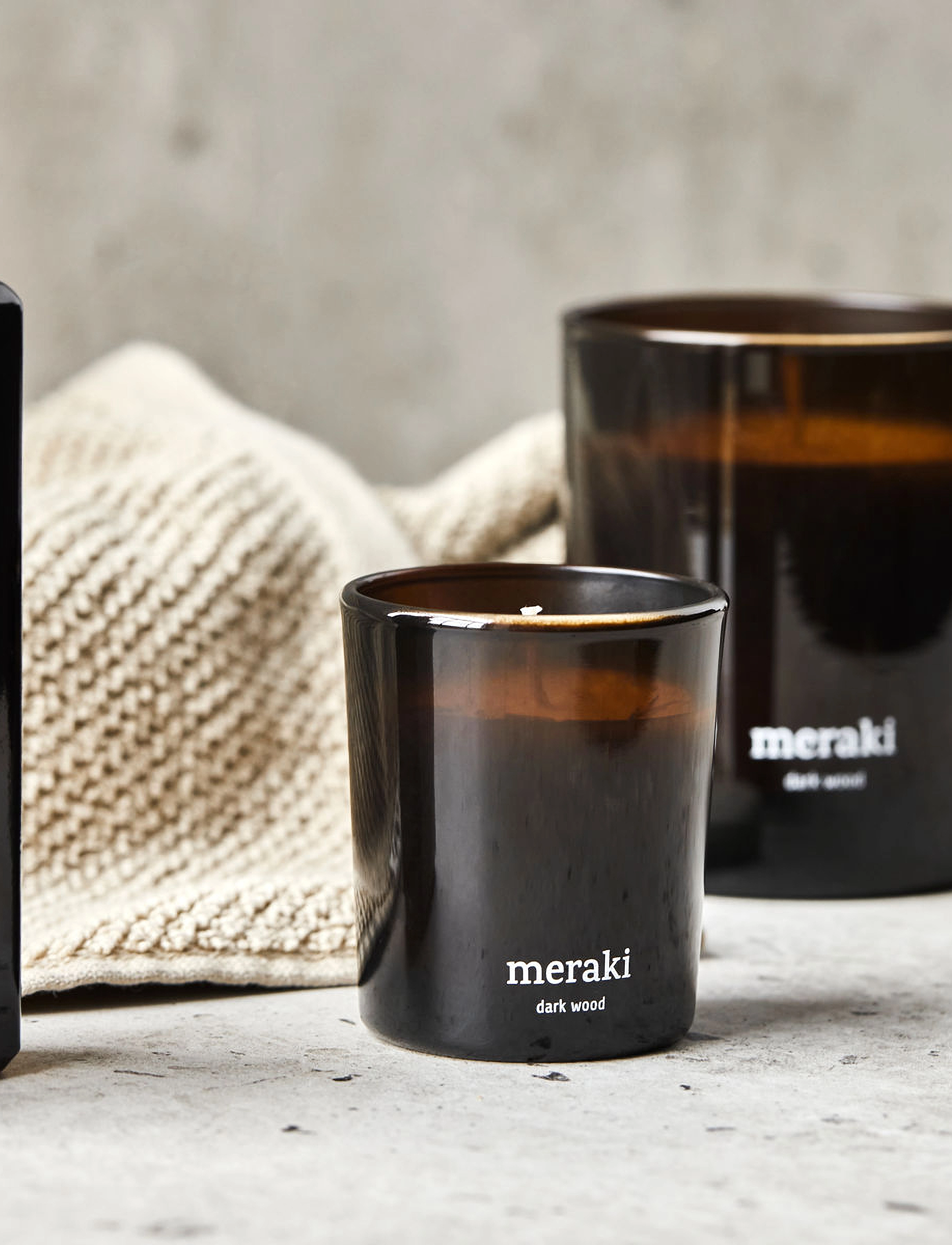 meraki Duftlys, Dark Wood., One Size, Brown, Hjem > Duftlys, Dame