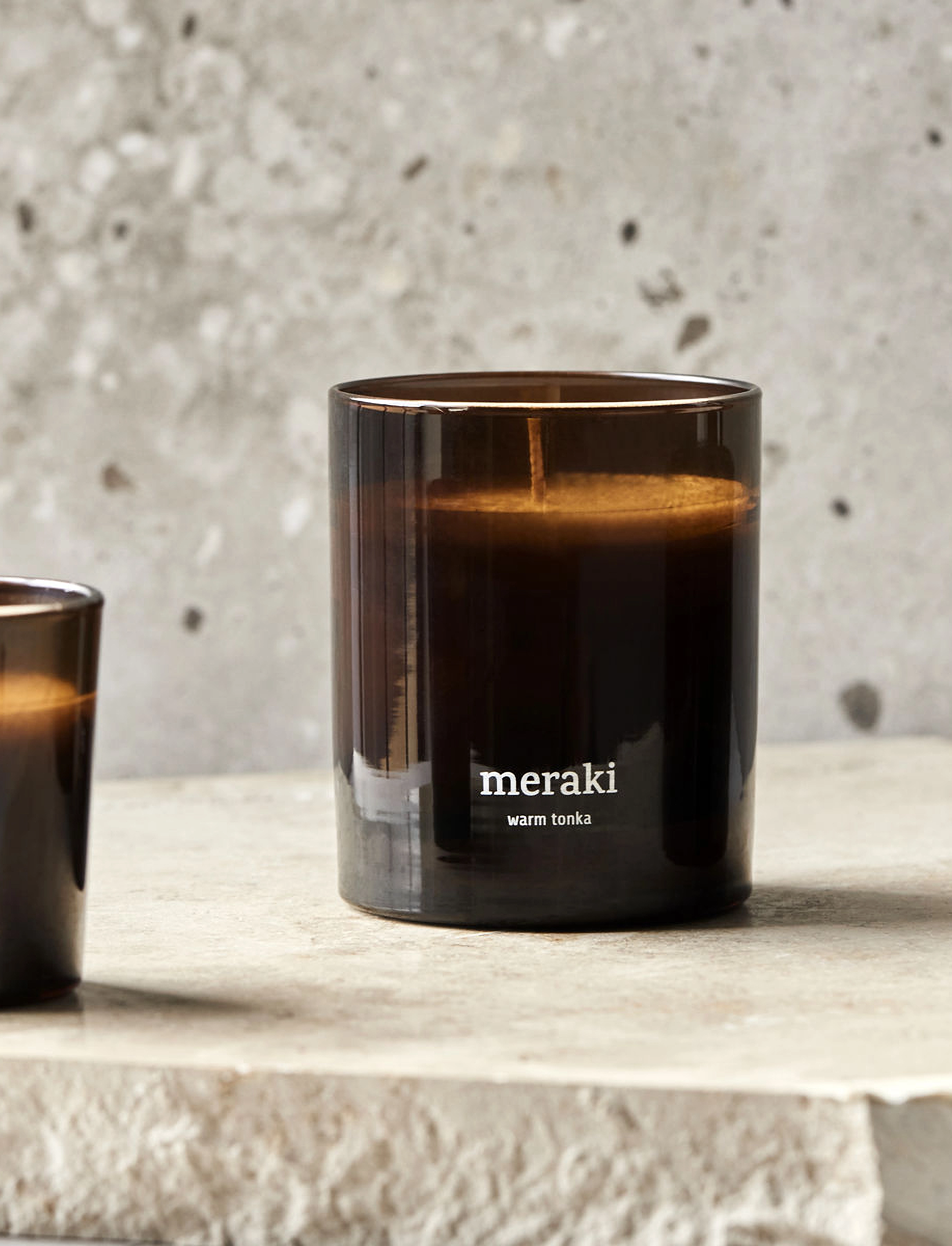 meraki Duftlys, Warm Tonka, One Size, Brown, Hjem > Duftlys, Dame