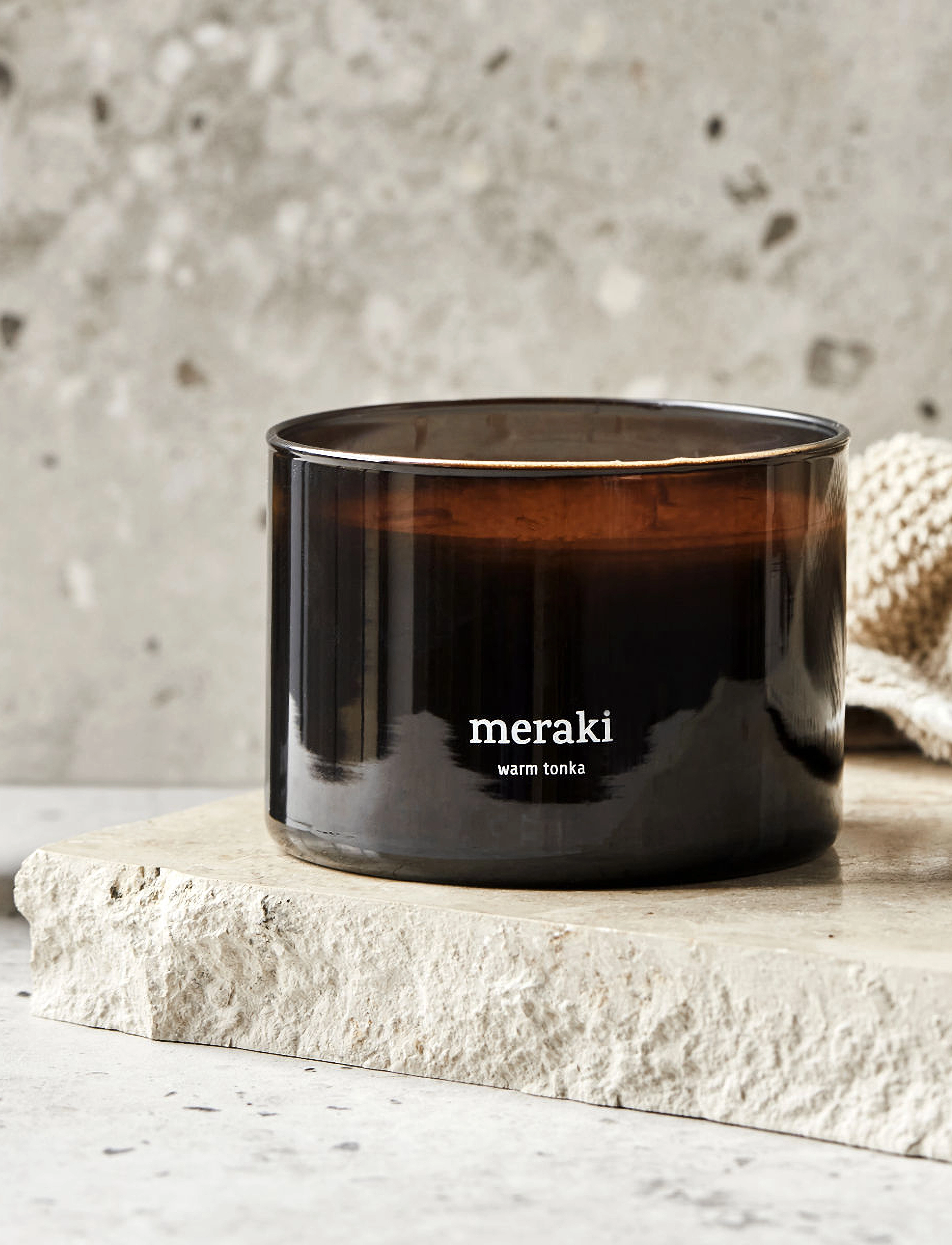 meraki Duftlys, Warm Tonka, One Size, Nude, Hjem > Duftlys, Dame