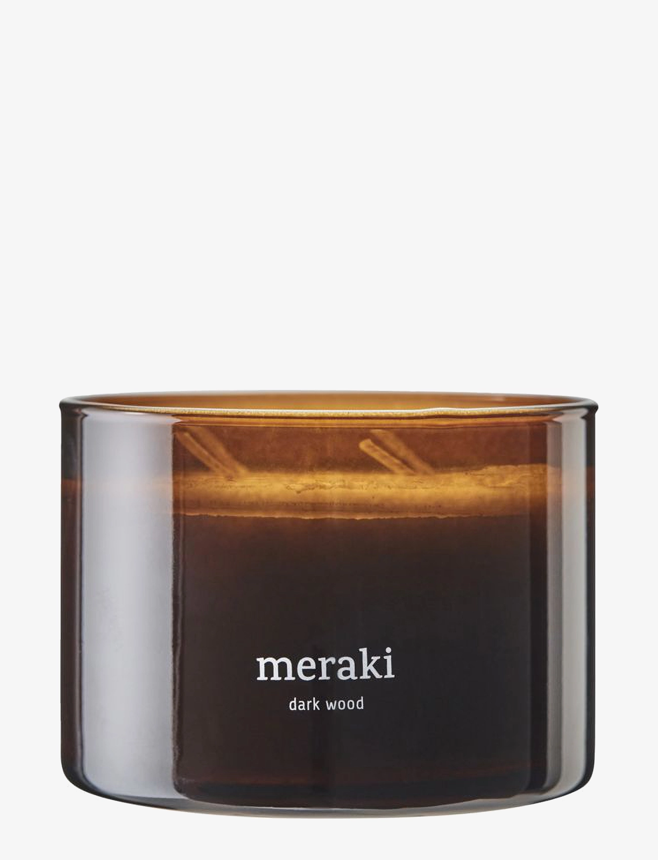 meraki Scented candle, Dark Wood, 340 g - Meraki - BROWN / brown