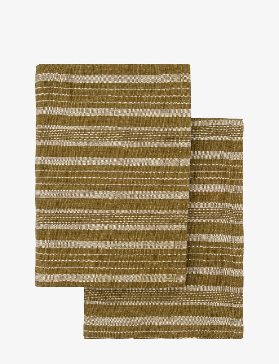 meraki - Tea towels, MKDark Olive, Dark oliv - dark olive - 1