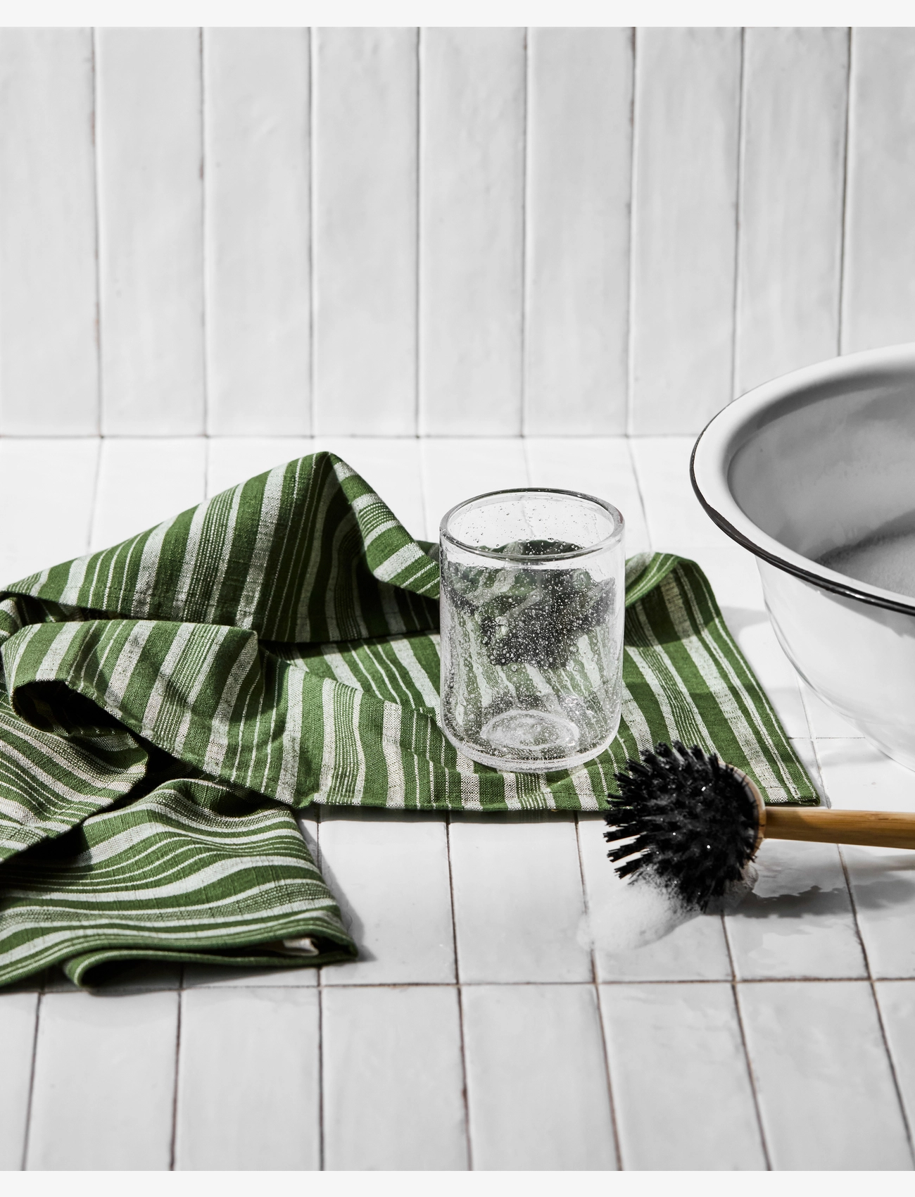 meraki Tea Towels, Mkgreen, Green, One Size, Green, Køkkentekstiler > Køkkenhåndklæder, Unisex